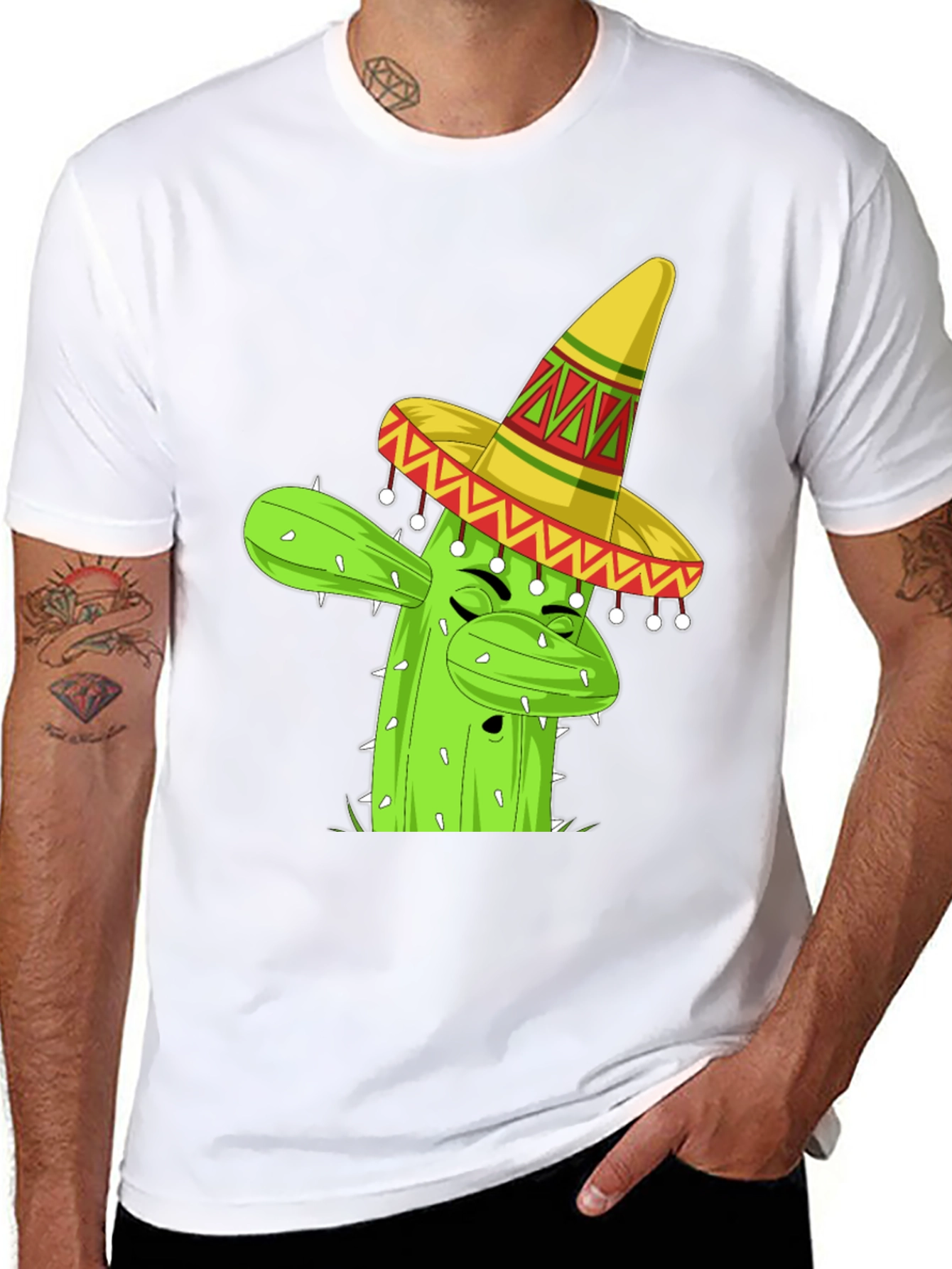Dabbing Cactus T-Shirt - Desert Humor
