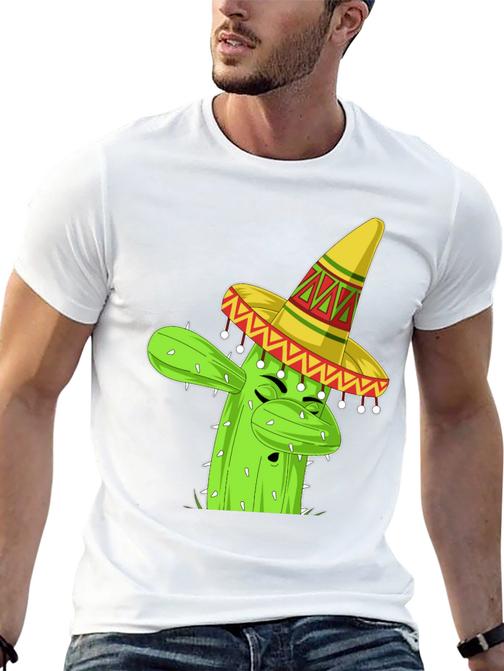 Dabbing Cactus T-Shirt - Desert Humor