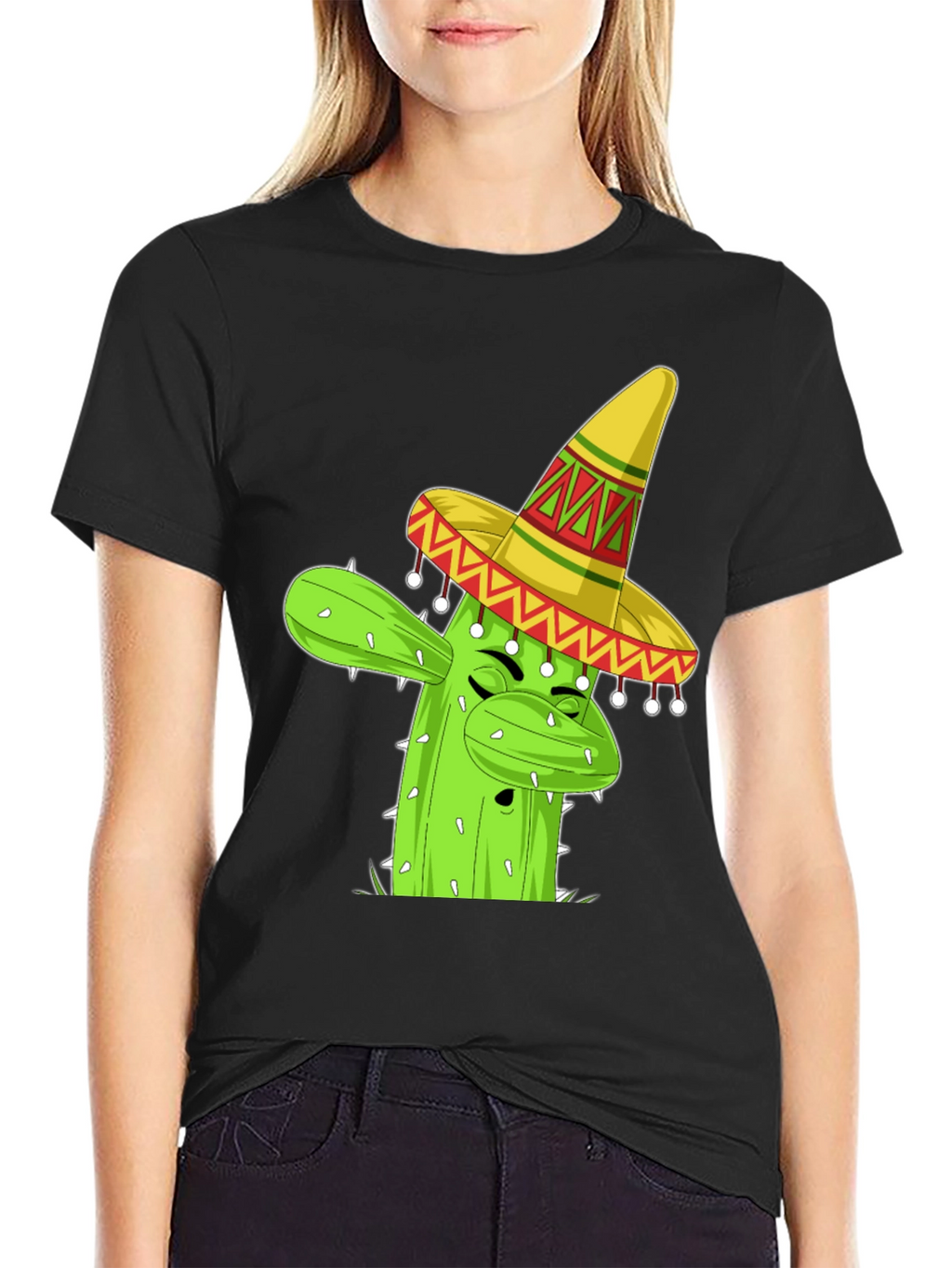 Dabbing Cactus T-Shirt - Desert Humor