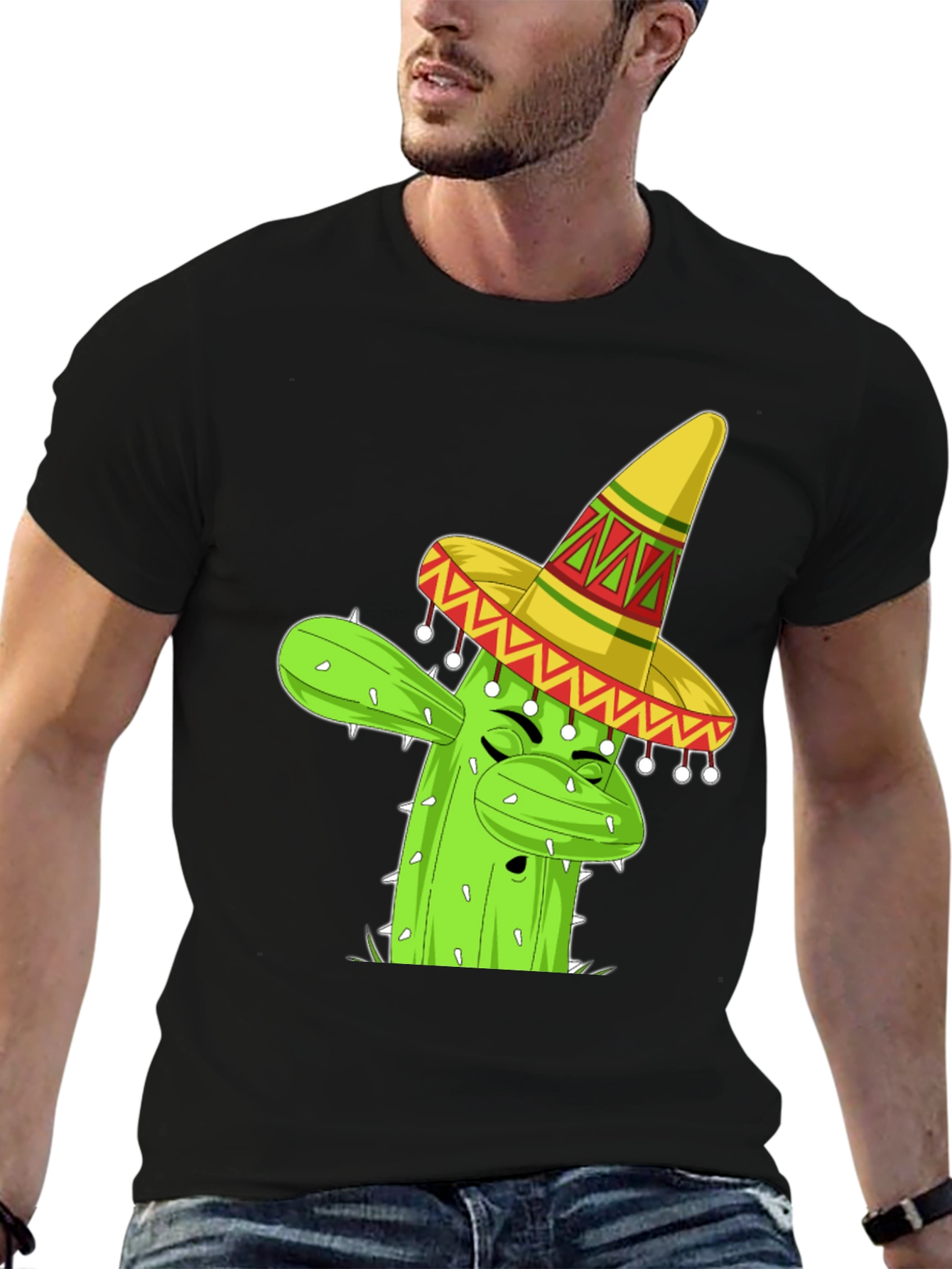 Dabbing Cactus T-Shirt - Desert Humor