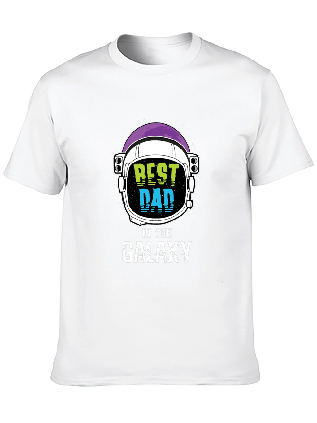 Best Dad in the Galaxy Black T-Shirt