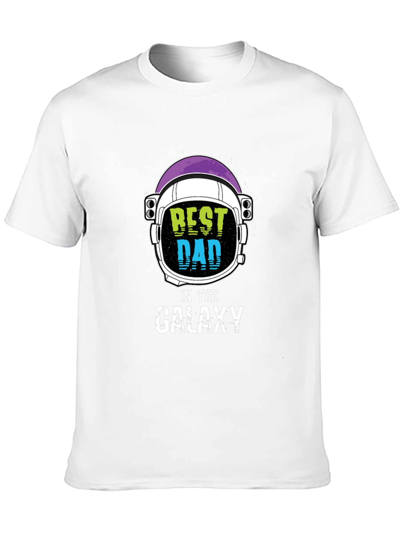 Best Dad in the Galaxy Black T-Shirt