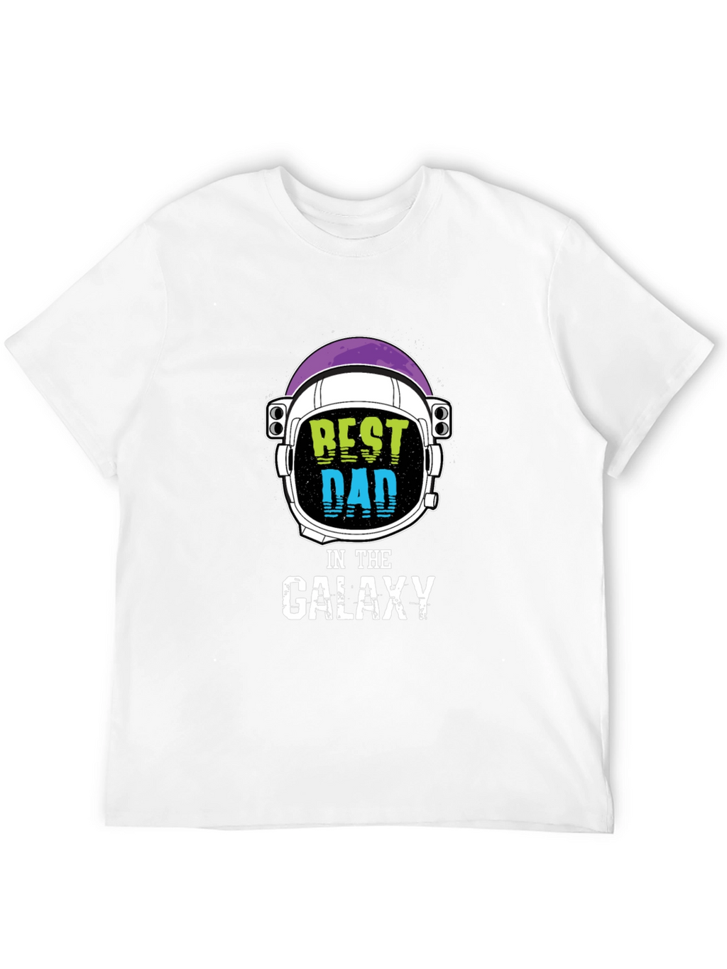 Best Dad in the Galaxy Black T-Shirt