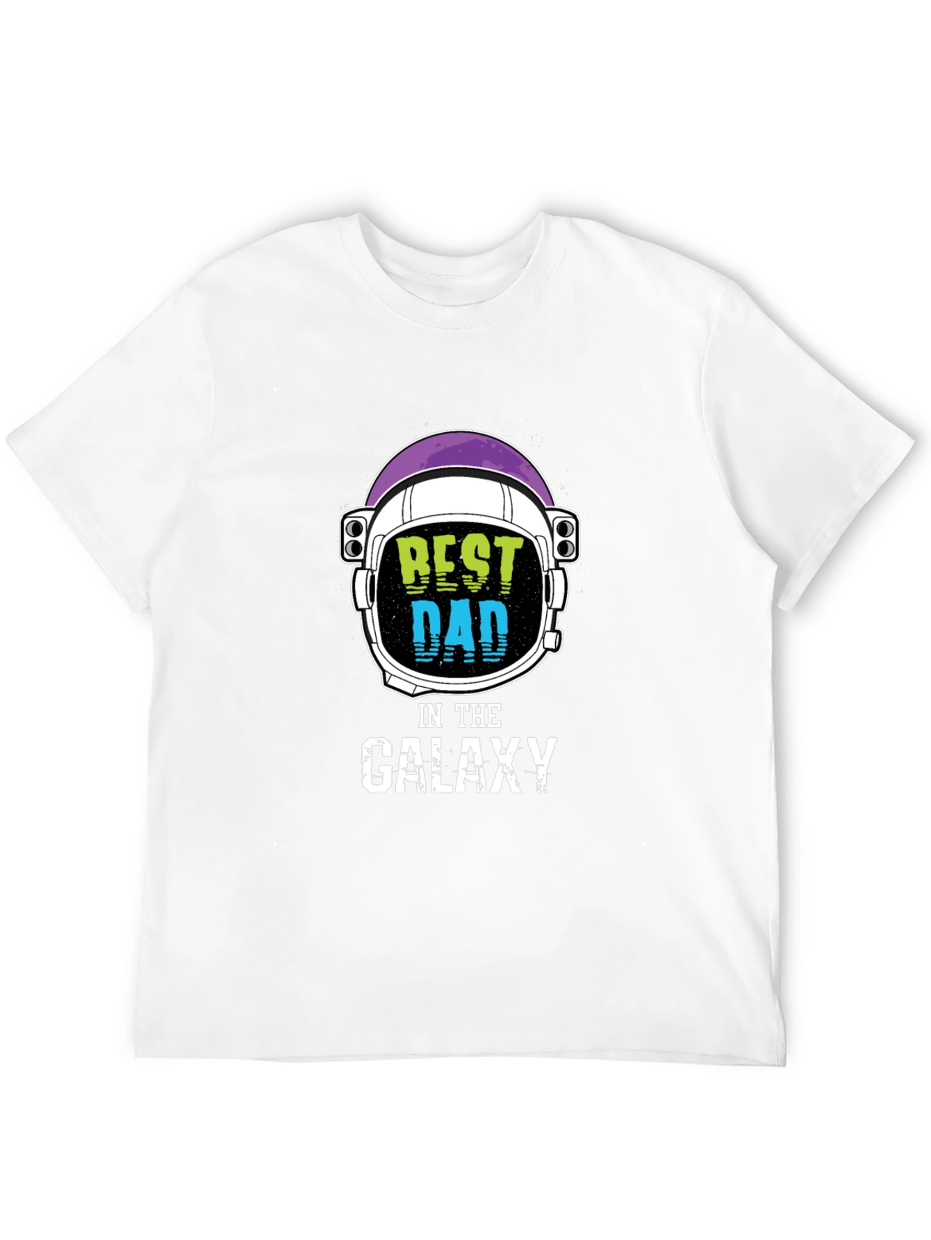 Best Dad in the Galaxy Black T-Shirt
