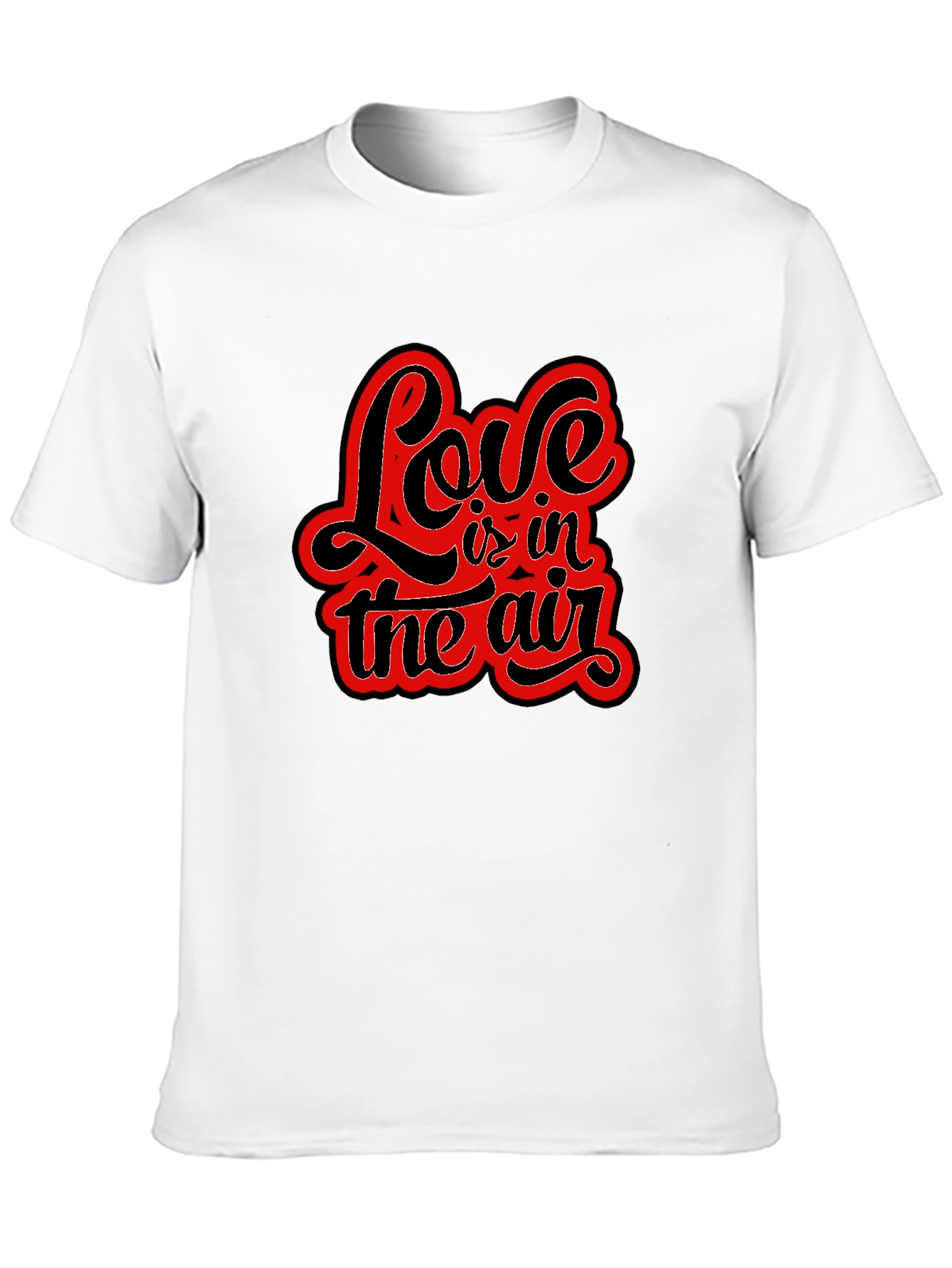 Love is in the Air Black Graphic Tee