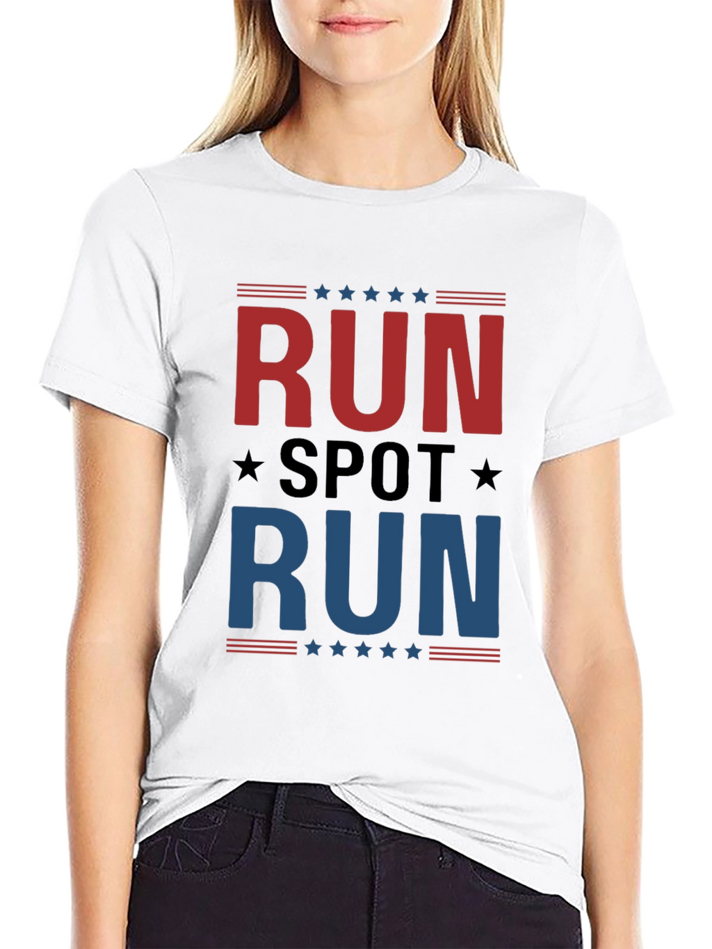 Run Spot Run Patriotic T-Shirt
