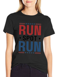 Run Spot Run Patriotic T-Shirt