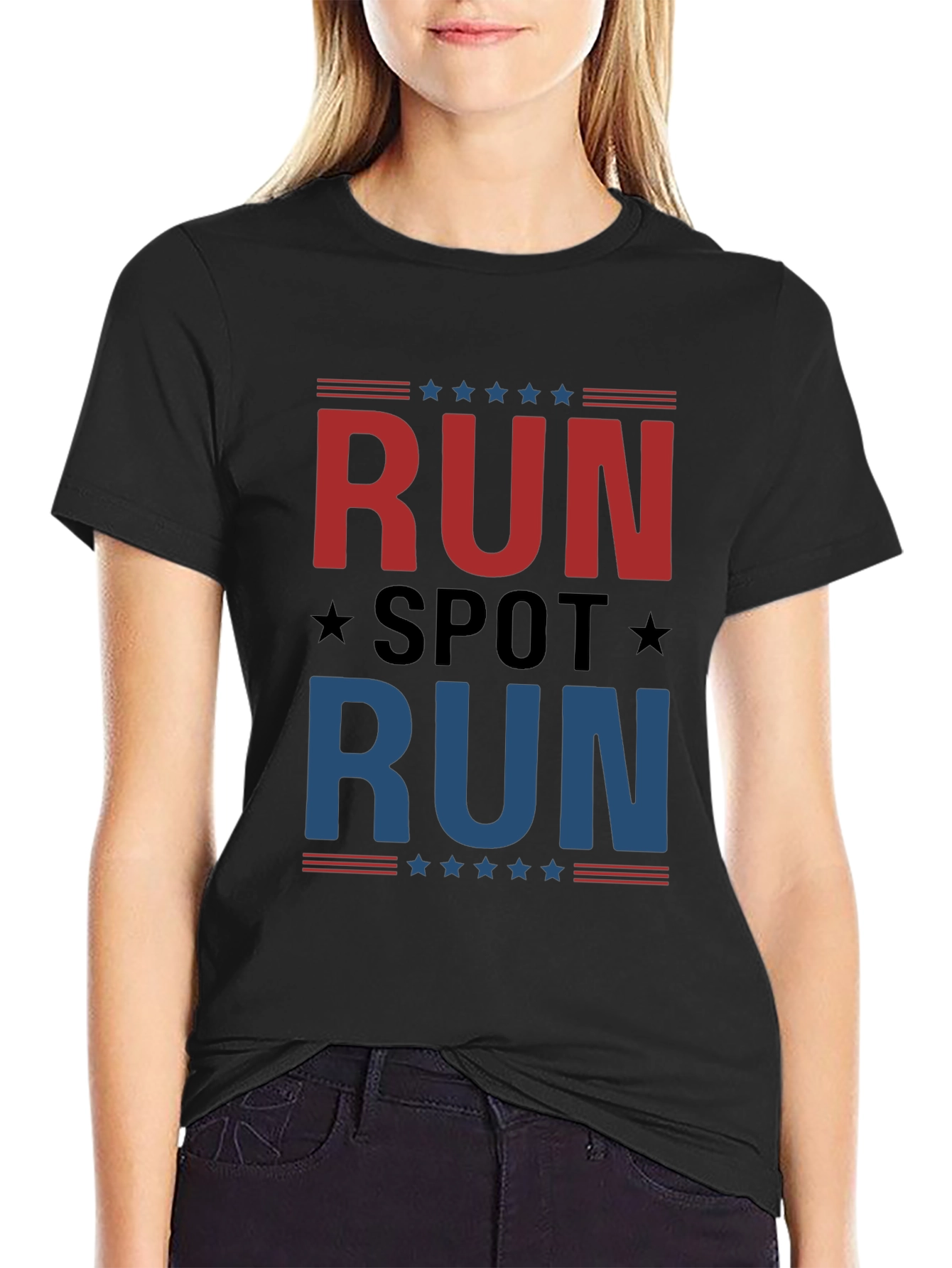 Run Spot Run Patriotic T-Shirt