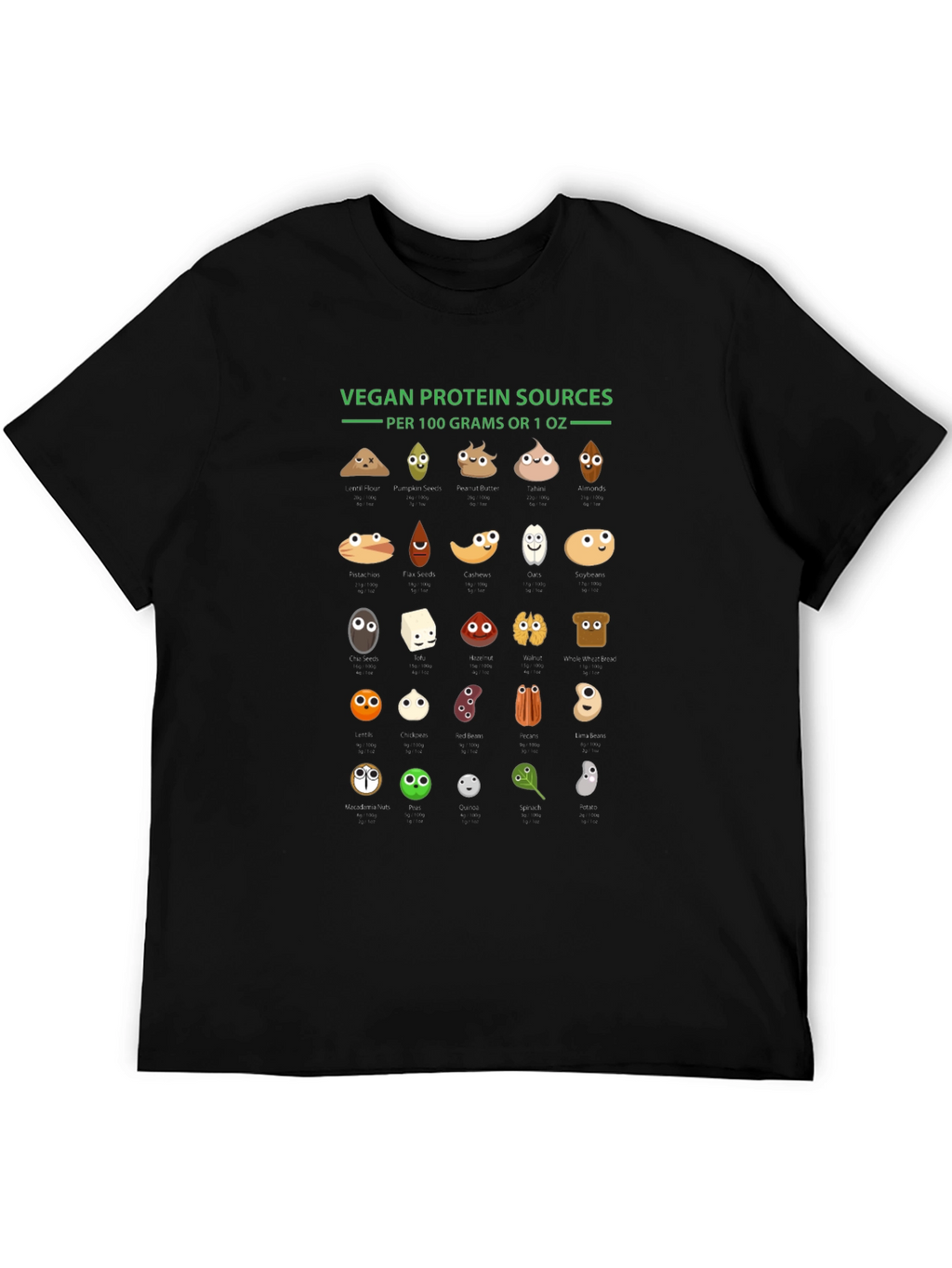 Vegan Protein Sources T-Shirt