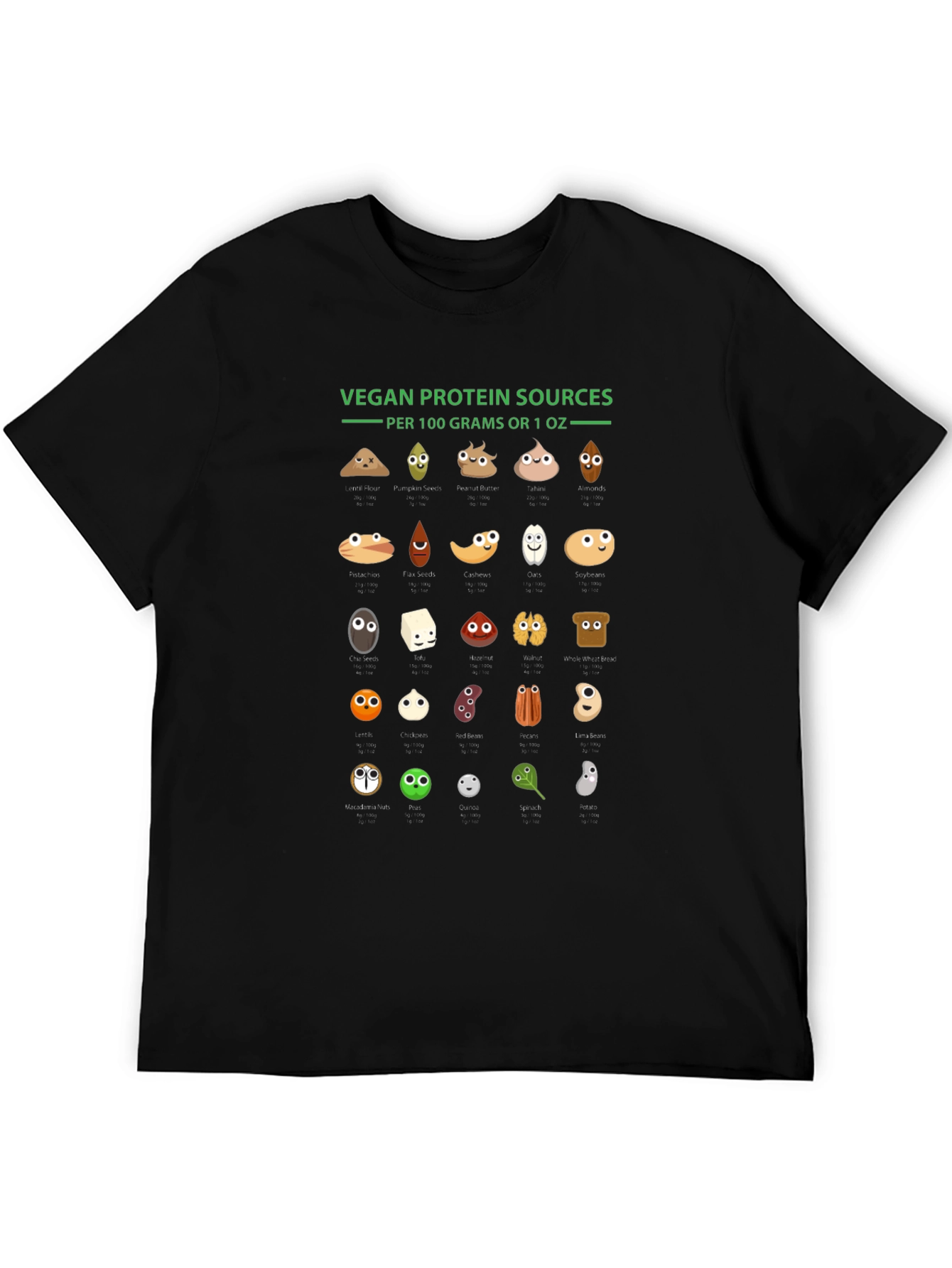 Vegan Protein Sources T-Shirt