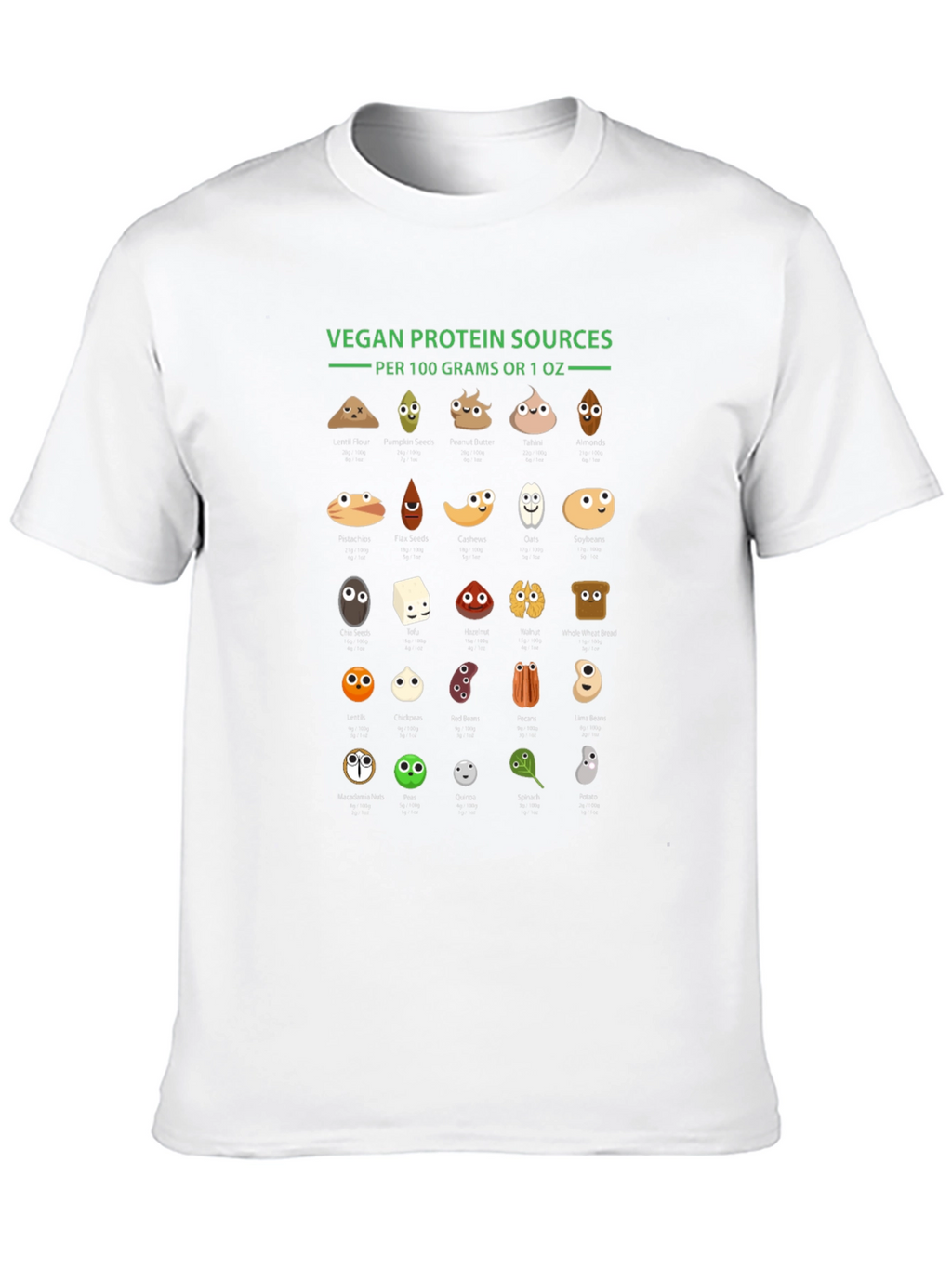 Vegan Protein Sources T-Shirt