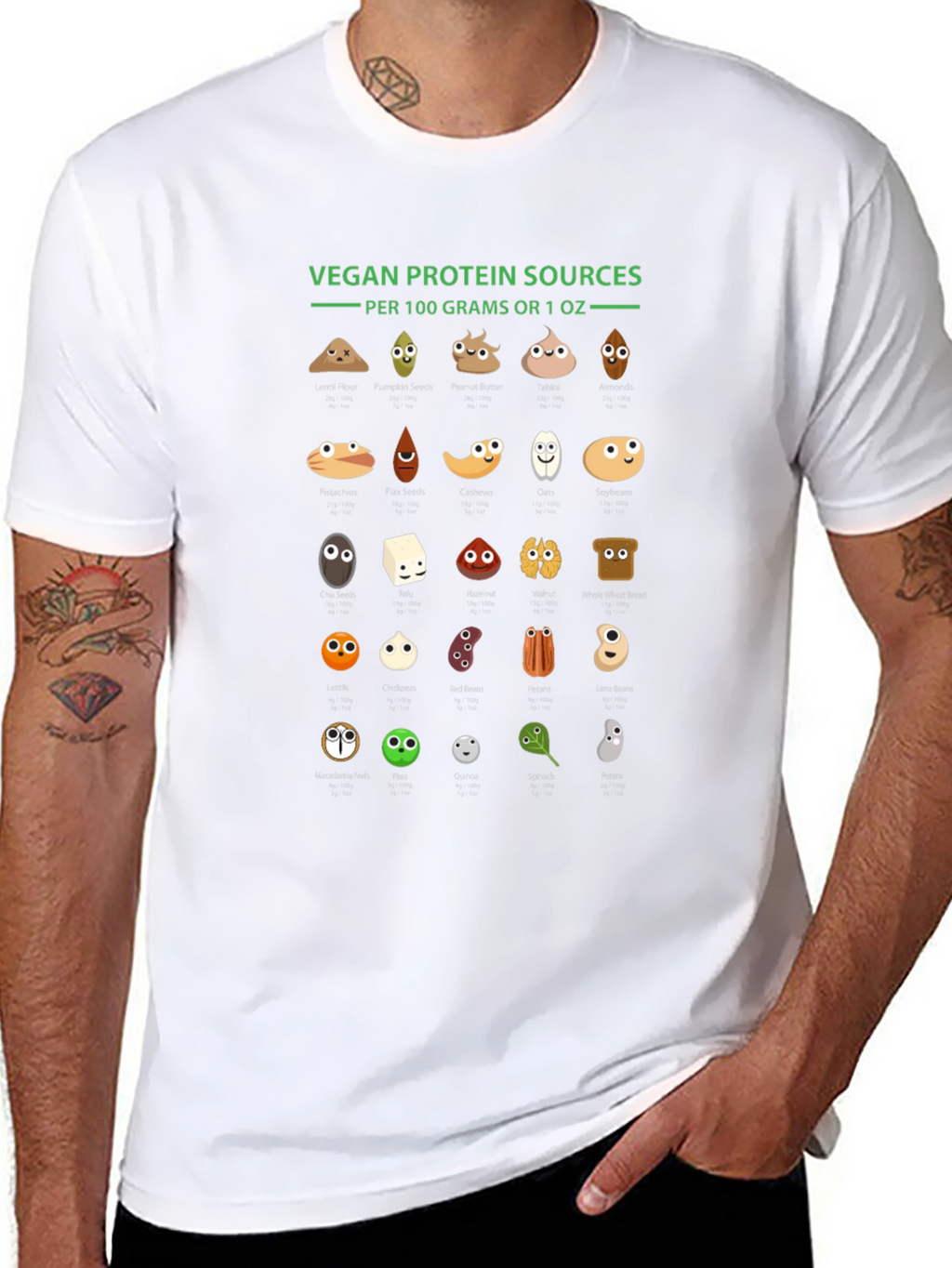 Vegan Protein Sources T-Shirt
