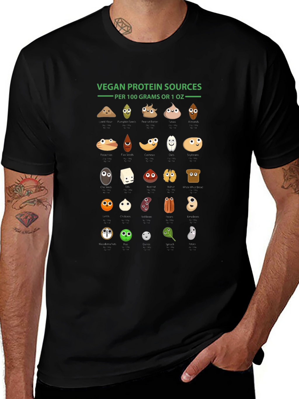 Vegan Protein Sources T-Shirt