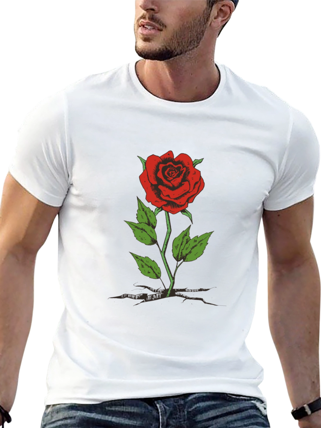 Black Rose Graphic Tee