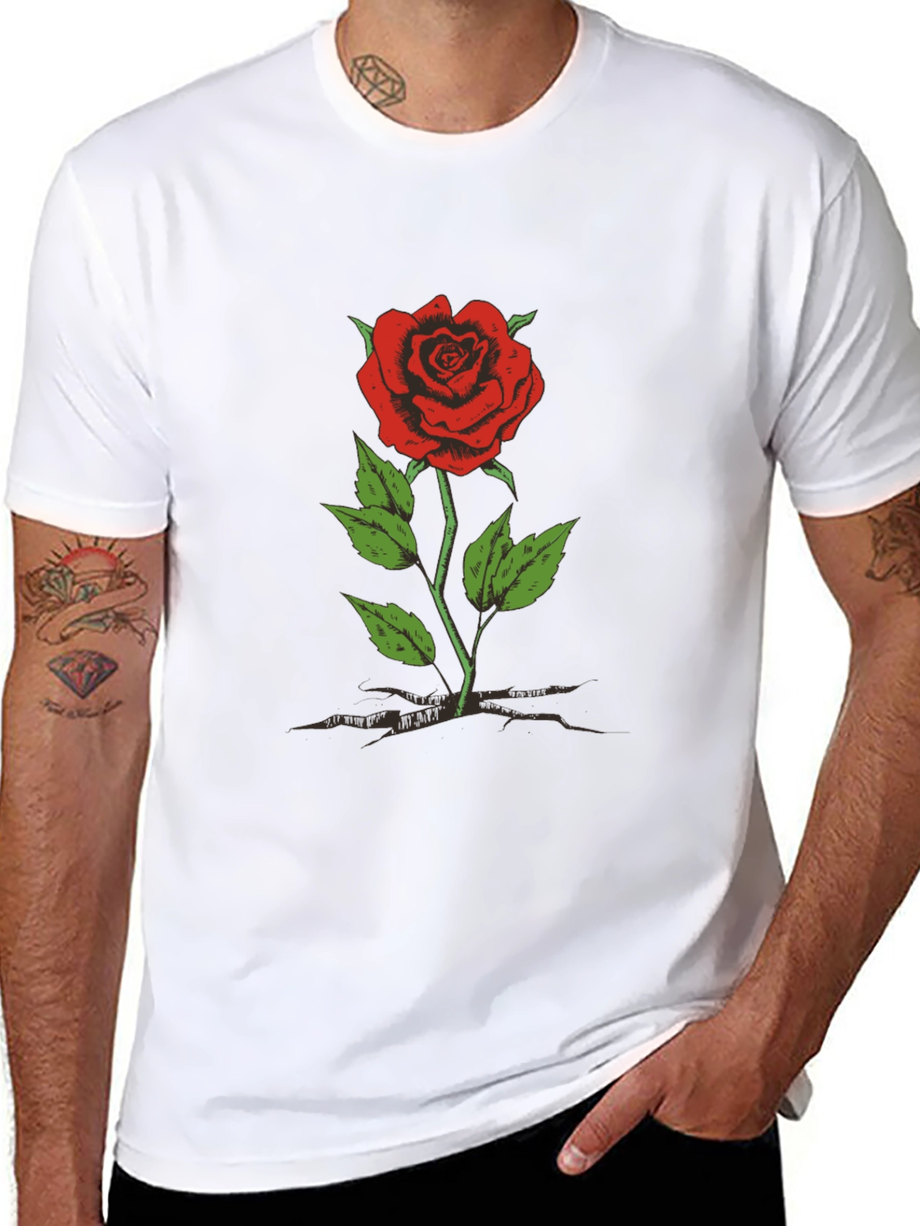 Black Rose Graphic Tee