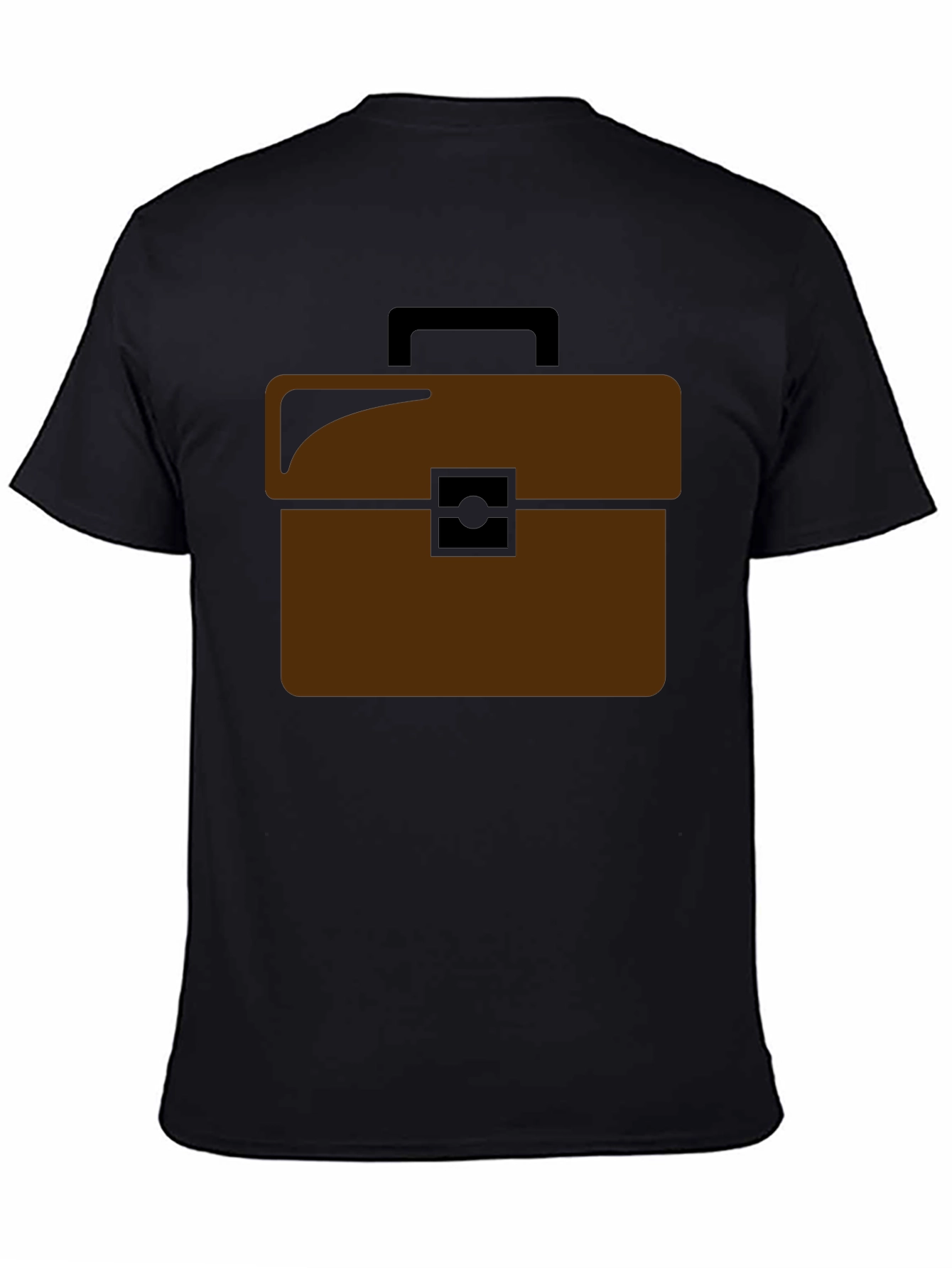 Brown Briefcase Graphic T-Shirt