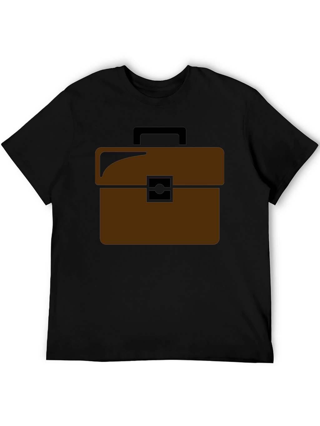 Brown Briefcase Graphic T-Shirt