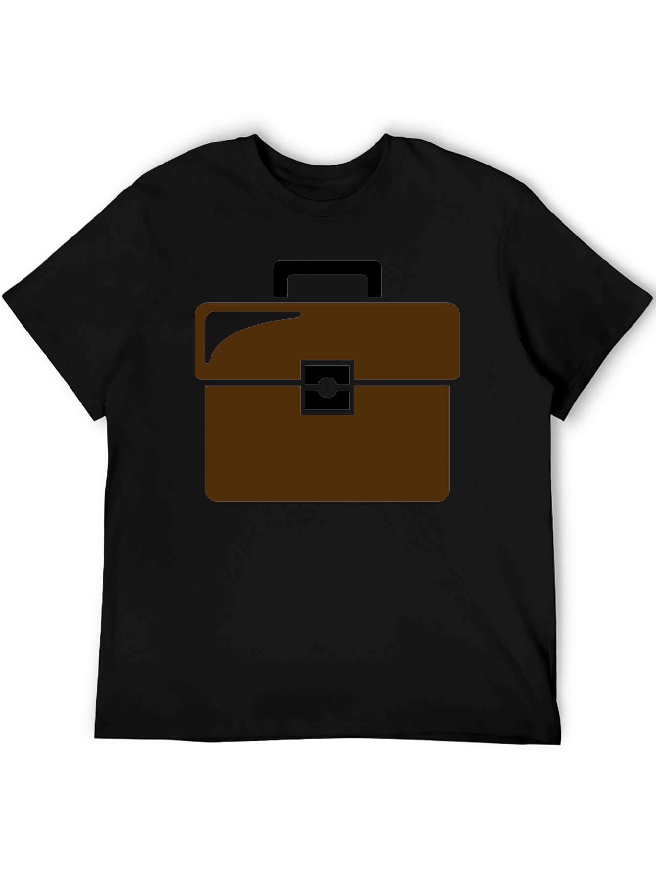Brown Briefcase Graphic T-Shirt