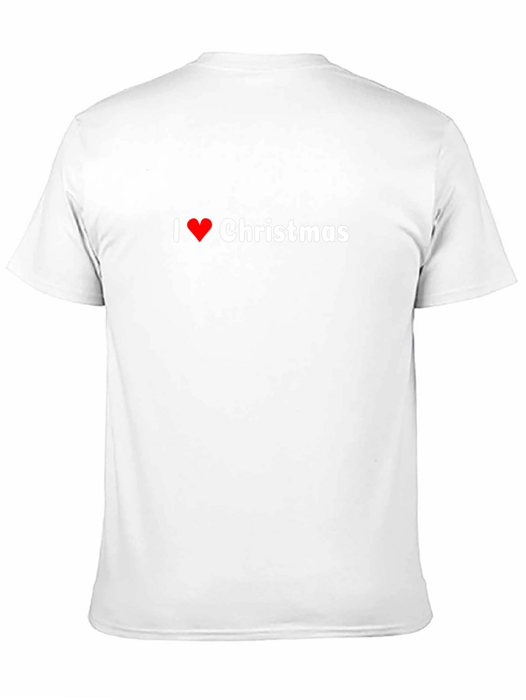 I Love Christmas Black T-Shirt