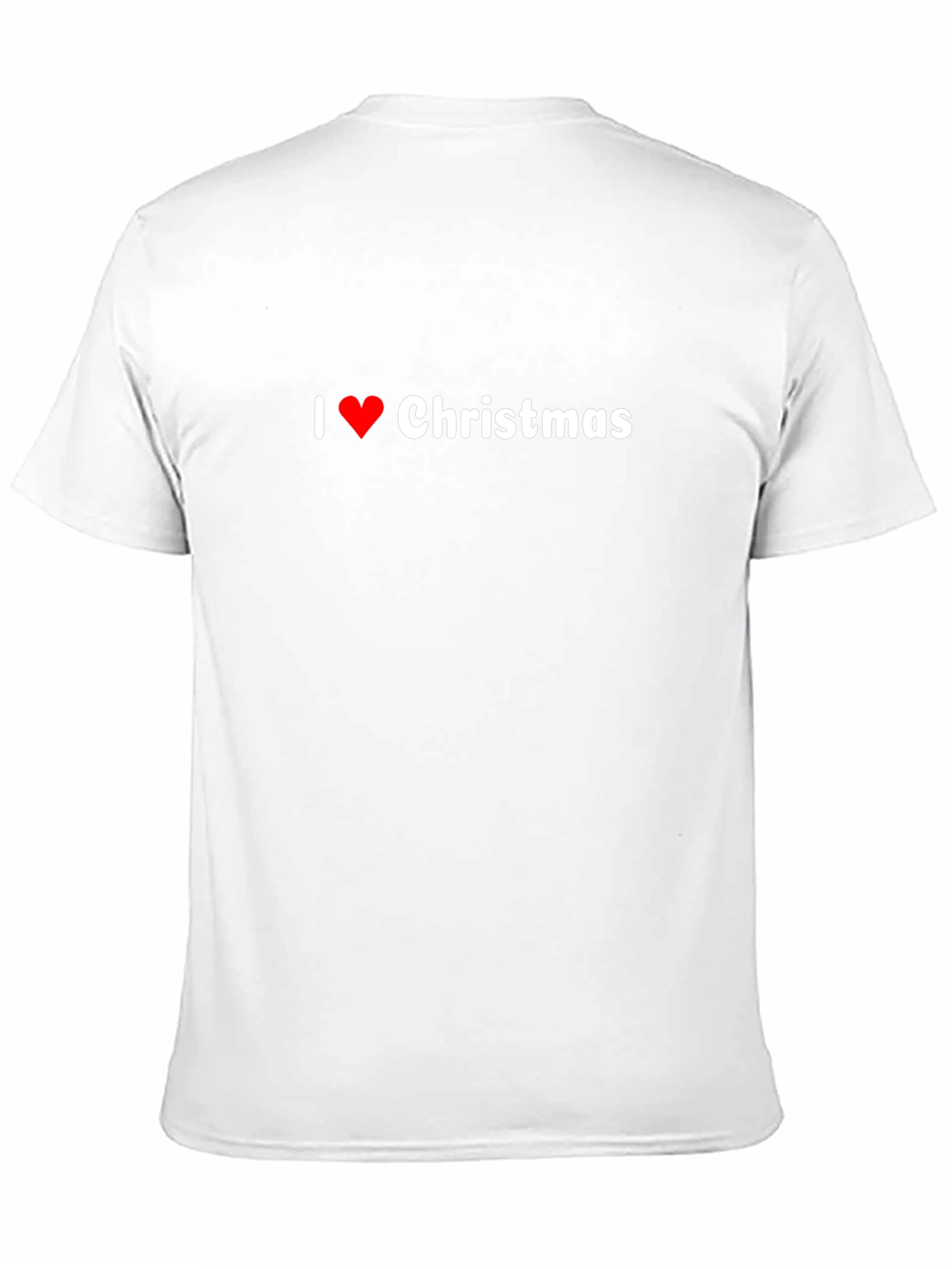 I Love Christmas Black T-Shirt