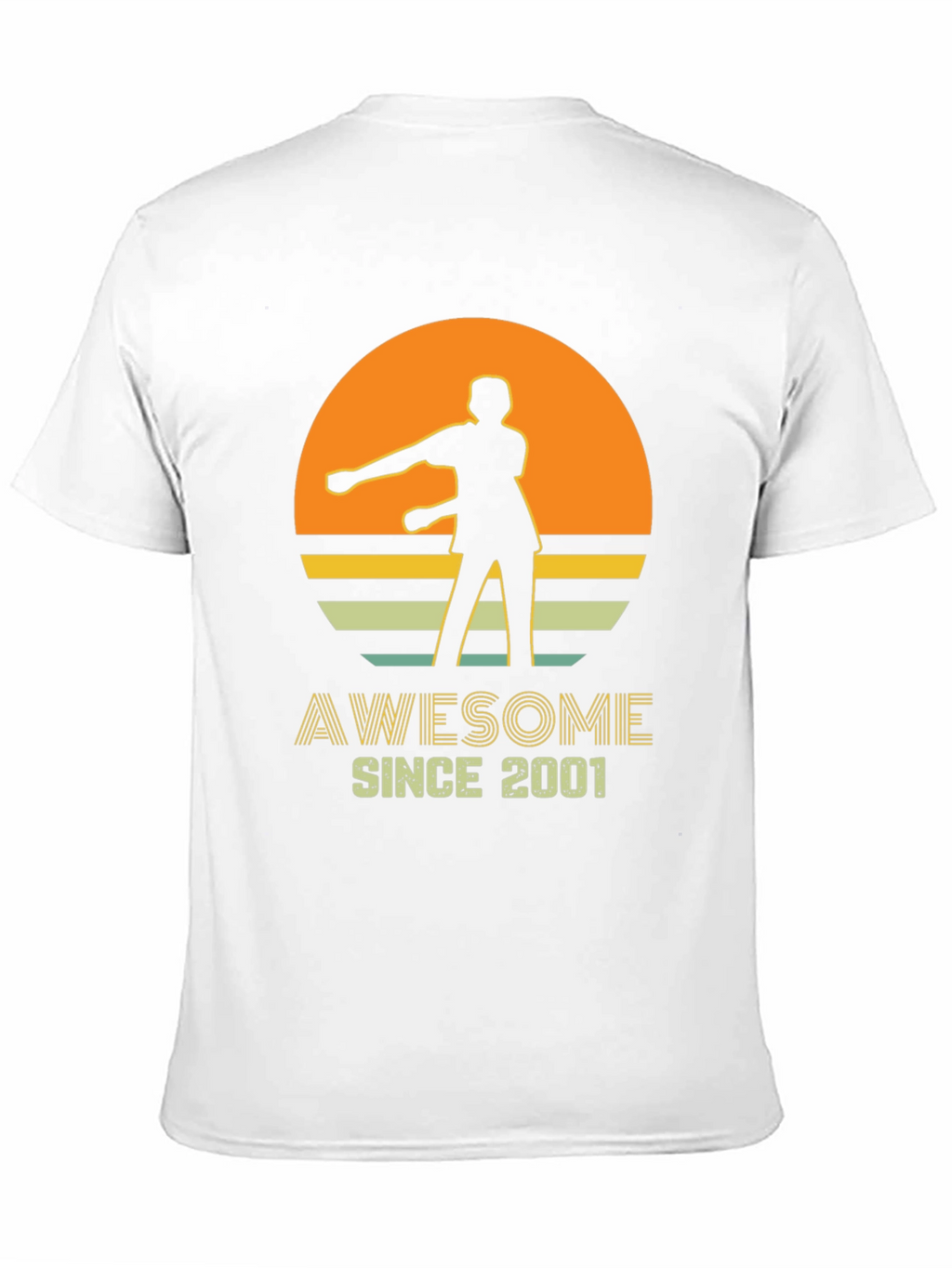 Awesome Since 2001 Retro Graphic T-Shirt