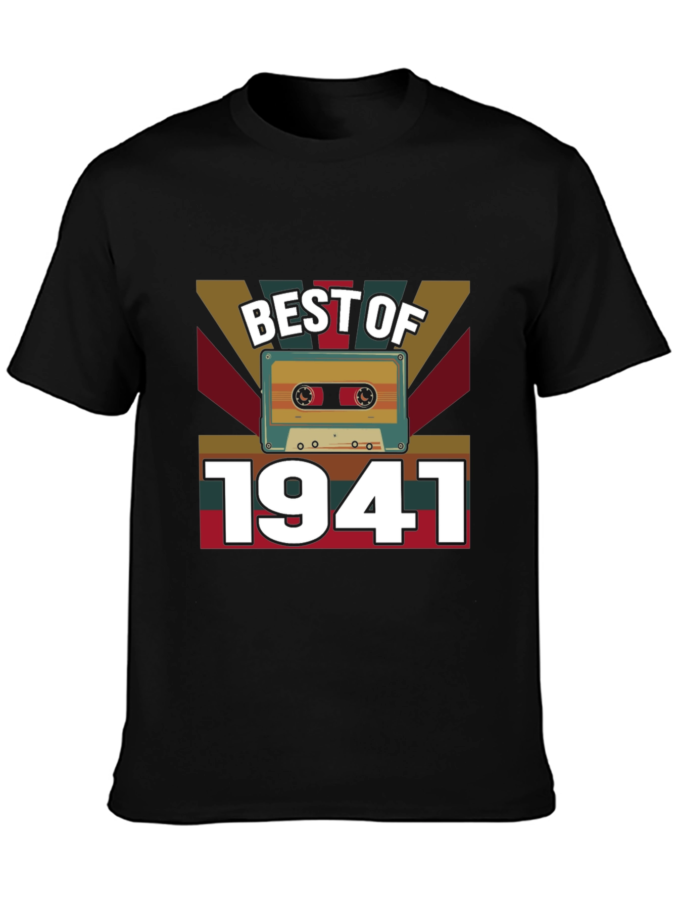 Best of 1941 Cassette Tape T-Shirt - Retro Birthday Gift