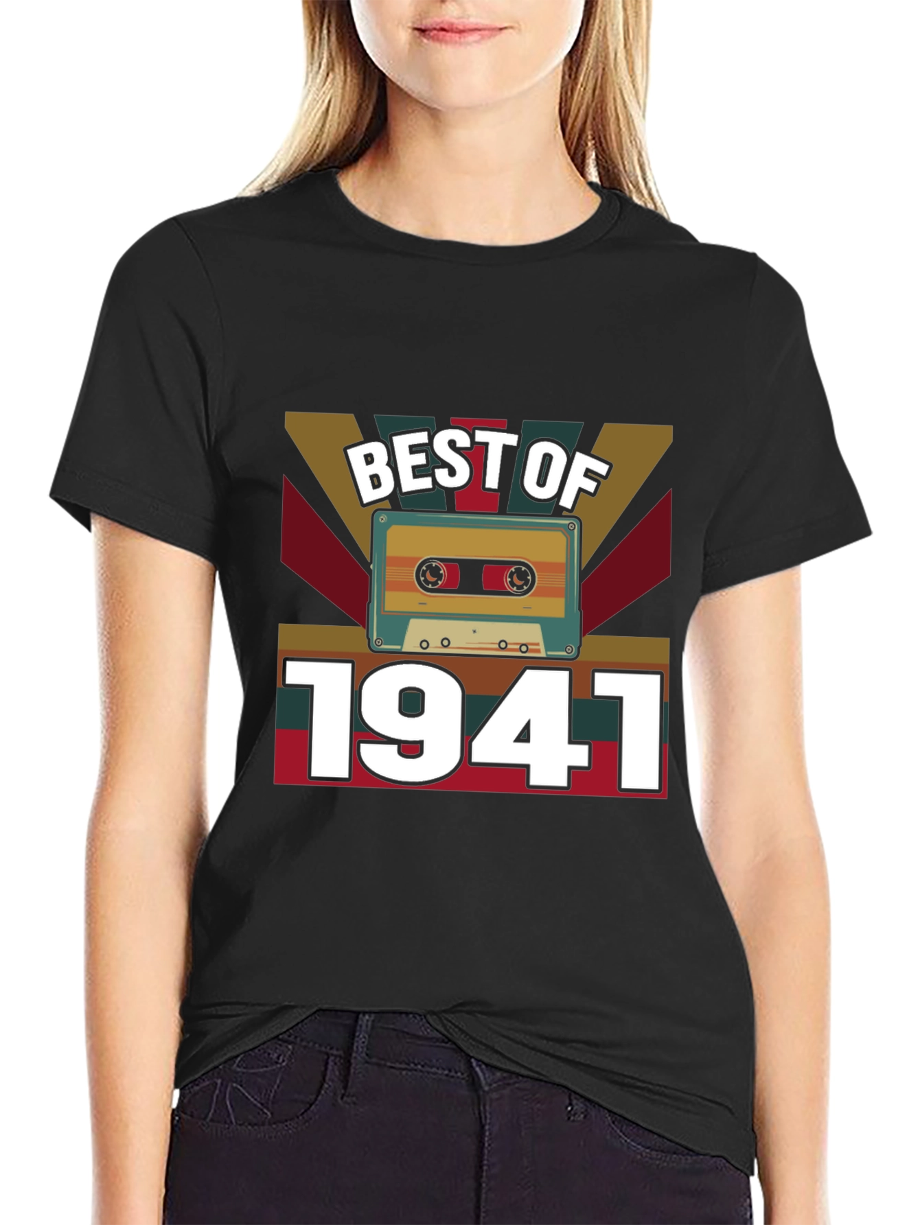Best of 1941 Cassette Tape T-Shirt - Retro Birthday Gift