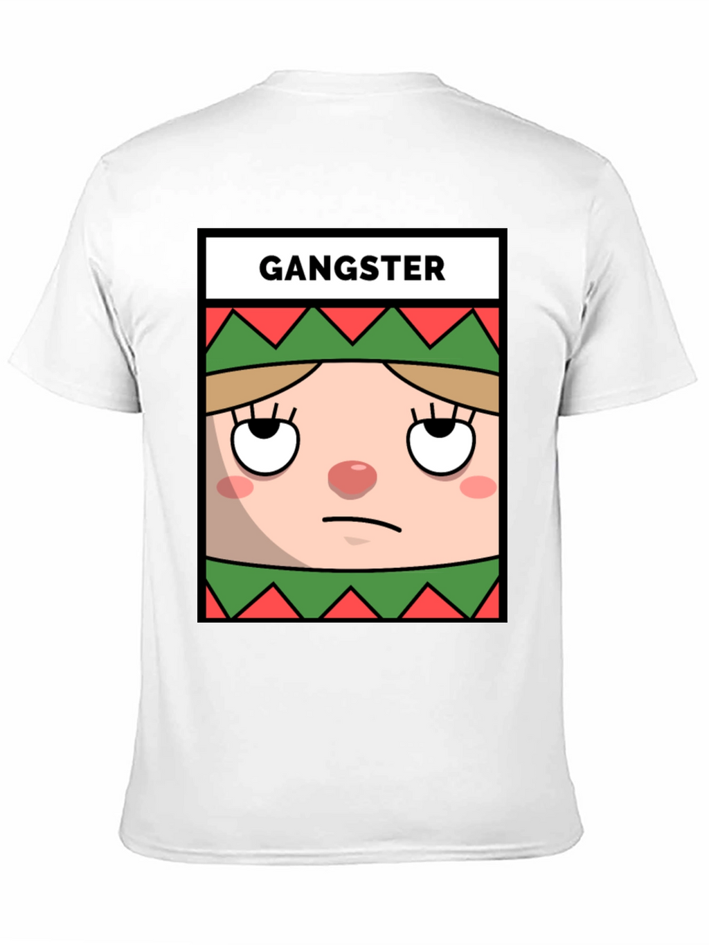 Gangster Elf Graphic Tee - Mens Black T-Shirt