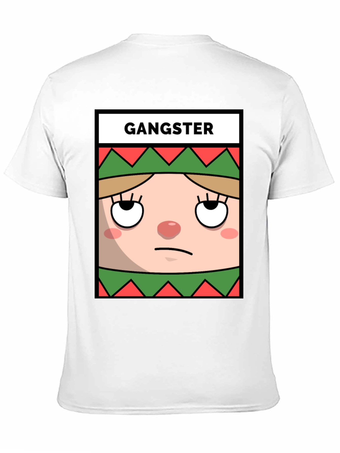 Gangster Elf Graphic Tee - Mens Black T-Shirt