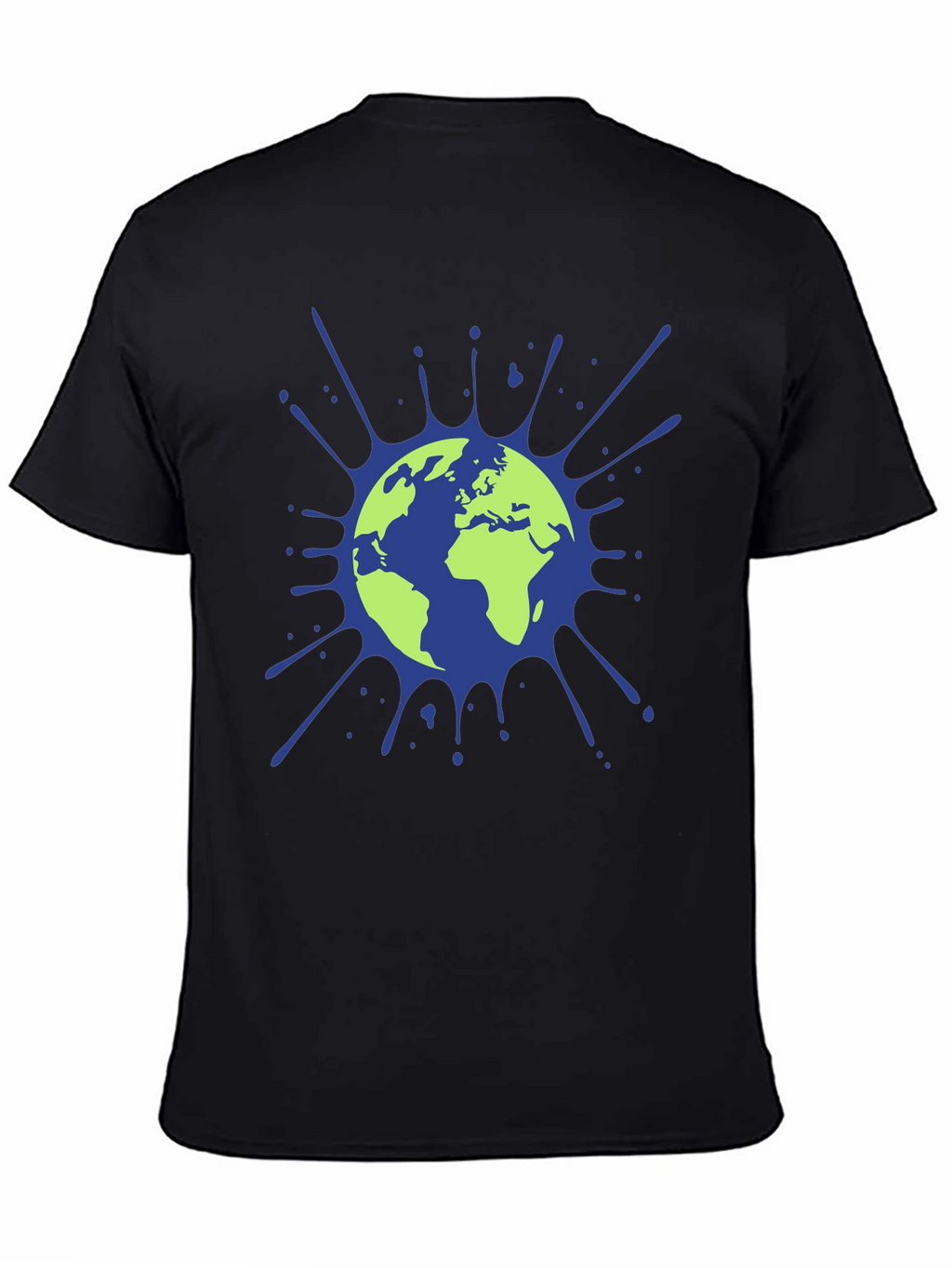 Earth Splatter Graphic Tee - Eco-Friendly Design