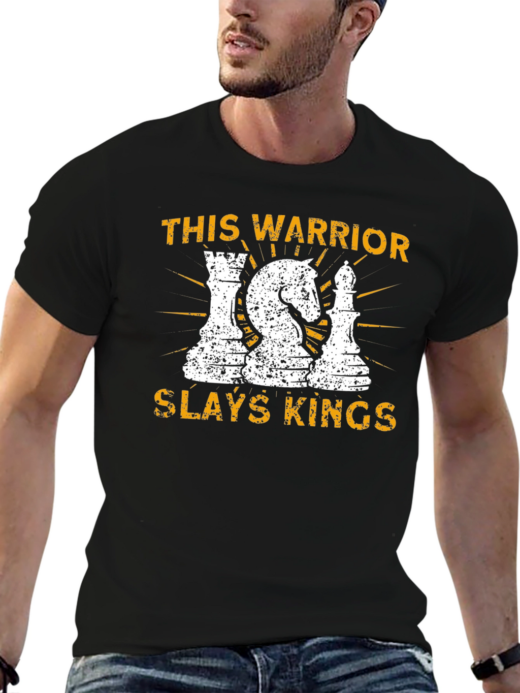 Chess Warrior Graphic T-Shirt - Slay Kings!