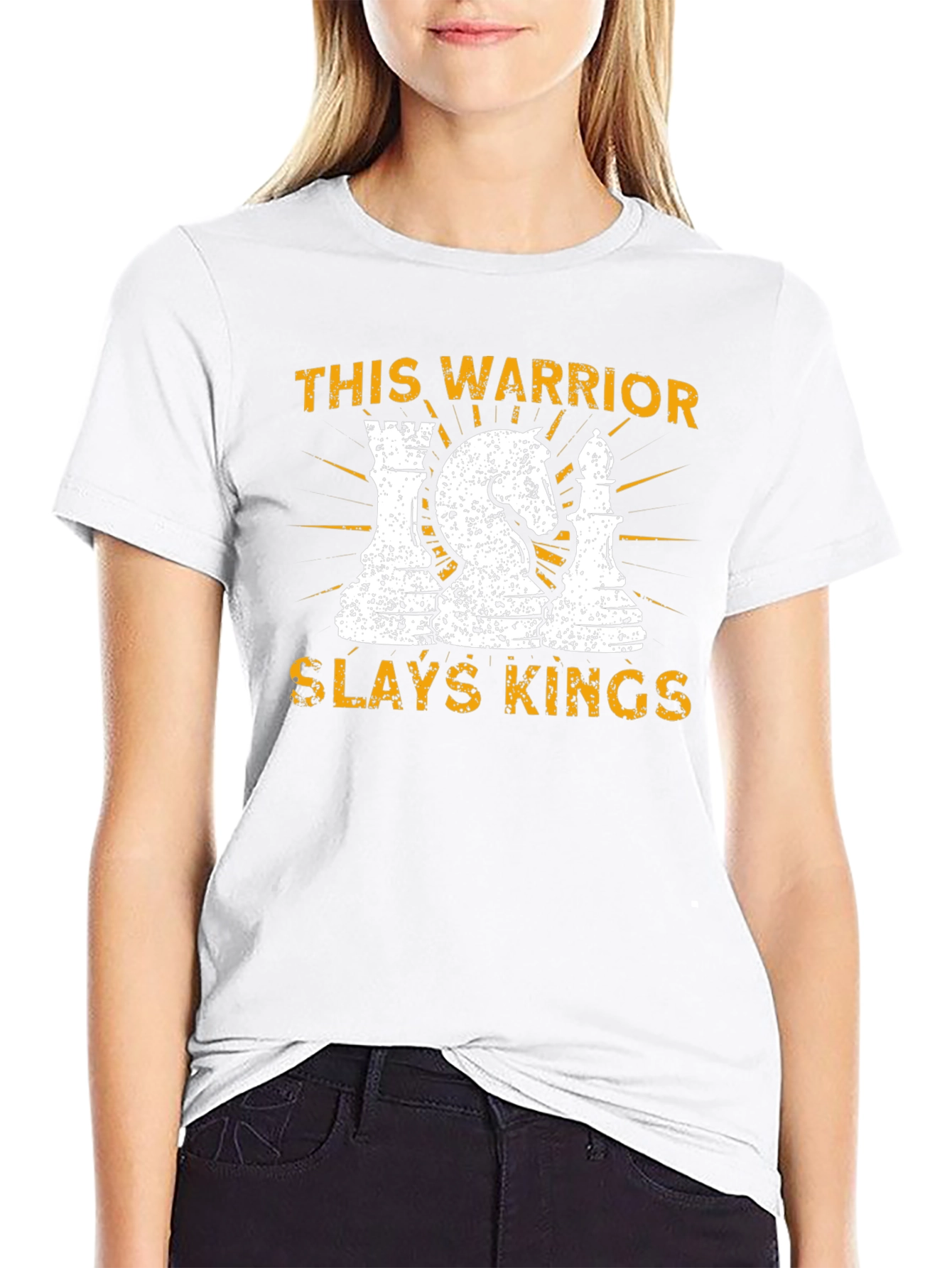 Chess Warrior Graphic T-Shirt - Slay Kings!