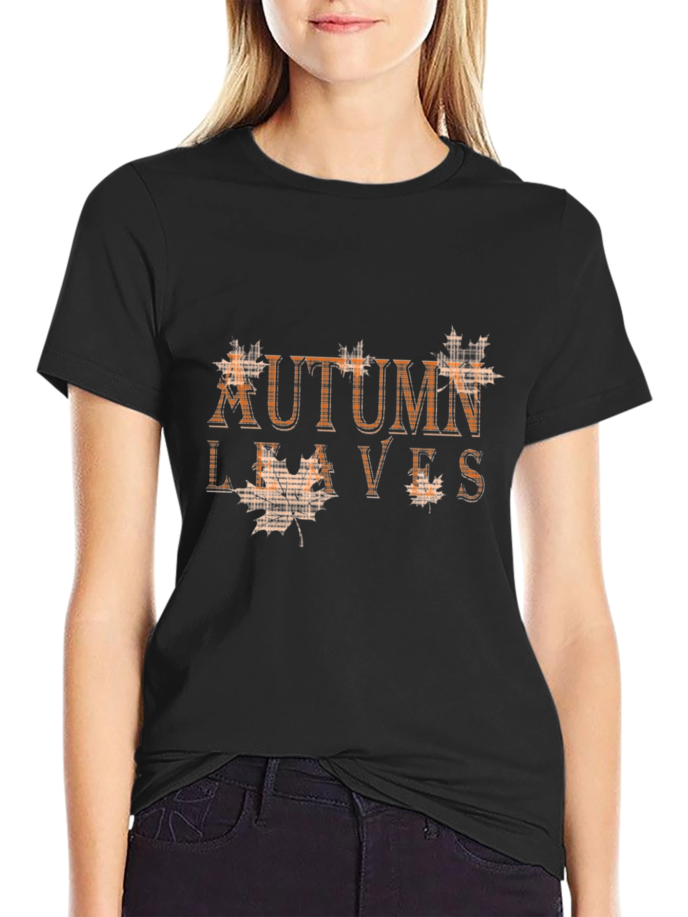 Autumn Leaves Graphic Tee - Stylish Fall Apparel