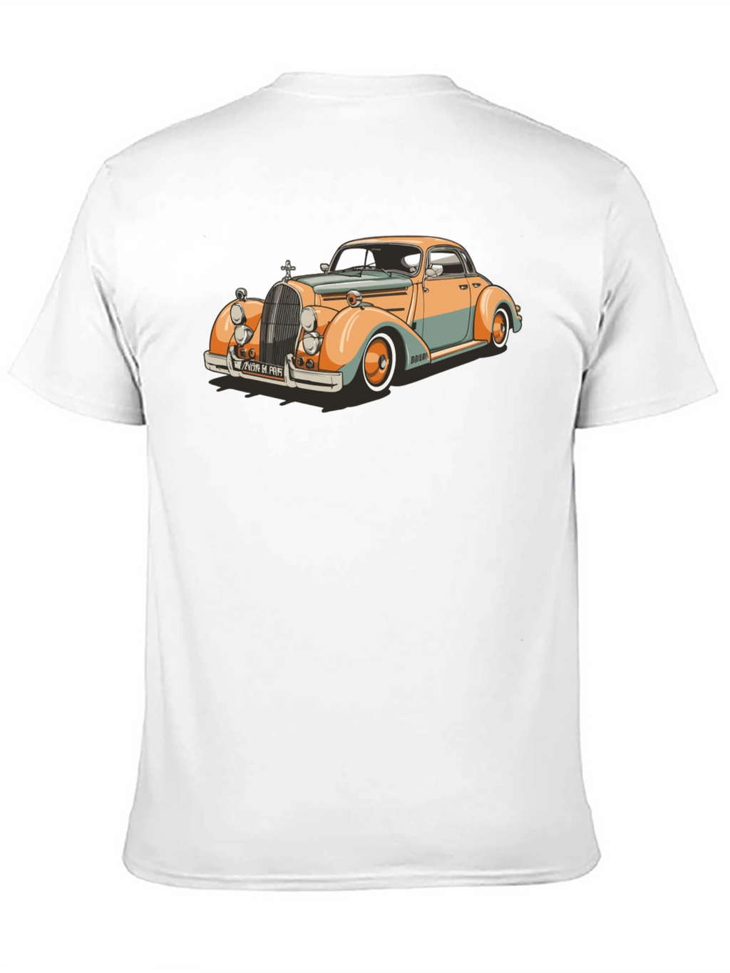 Classic Car Graphic T-Shirt - Retro Style