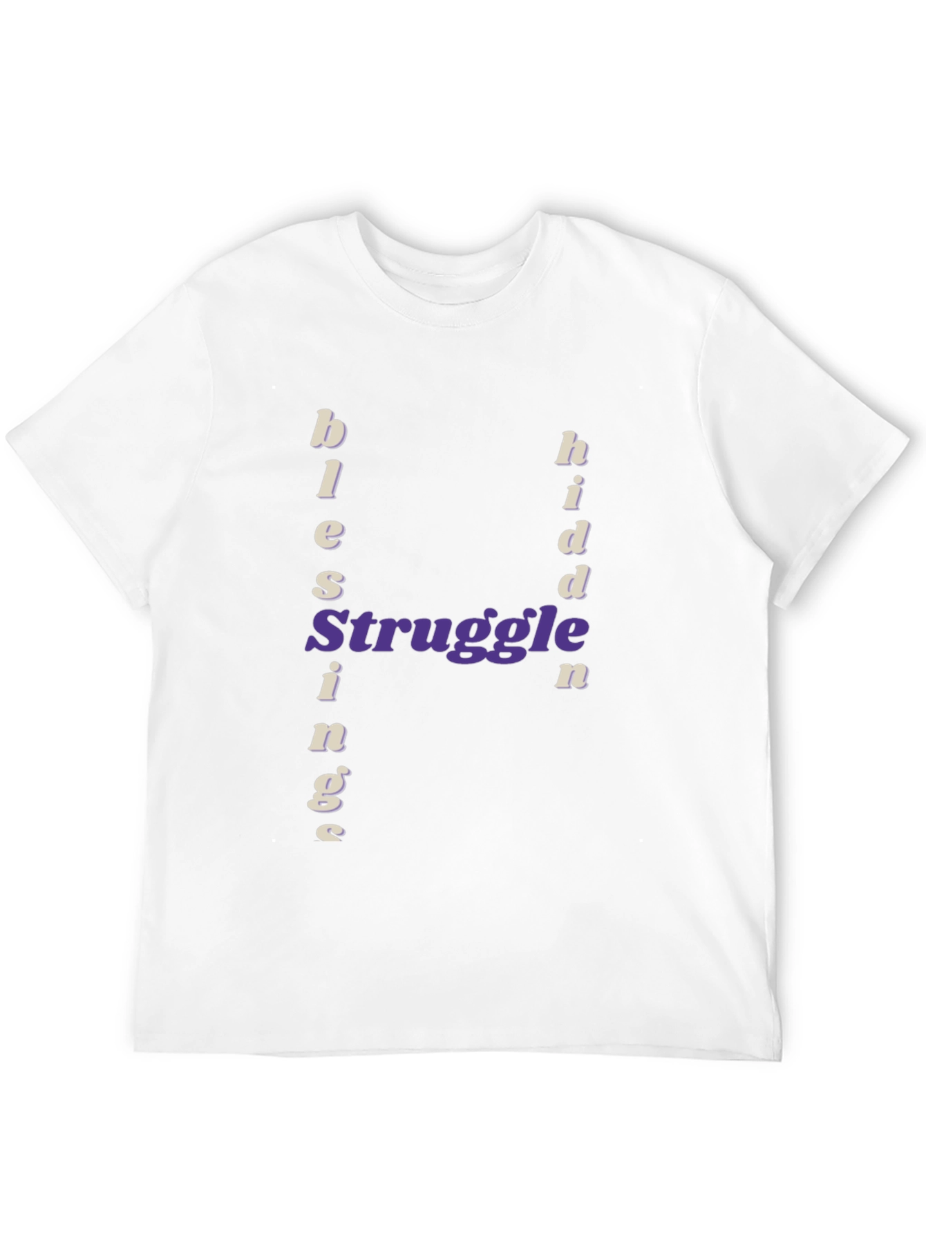 Blessings From Struggle Black Graphic Tee