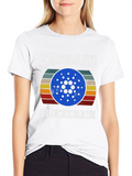 Cardano Blockchain Crypto T-Shirt Retro Design