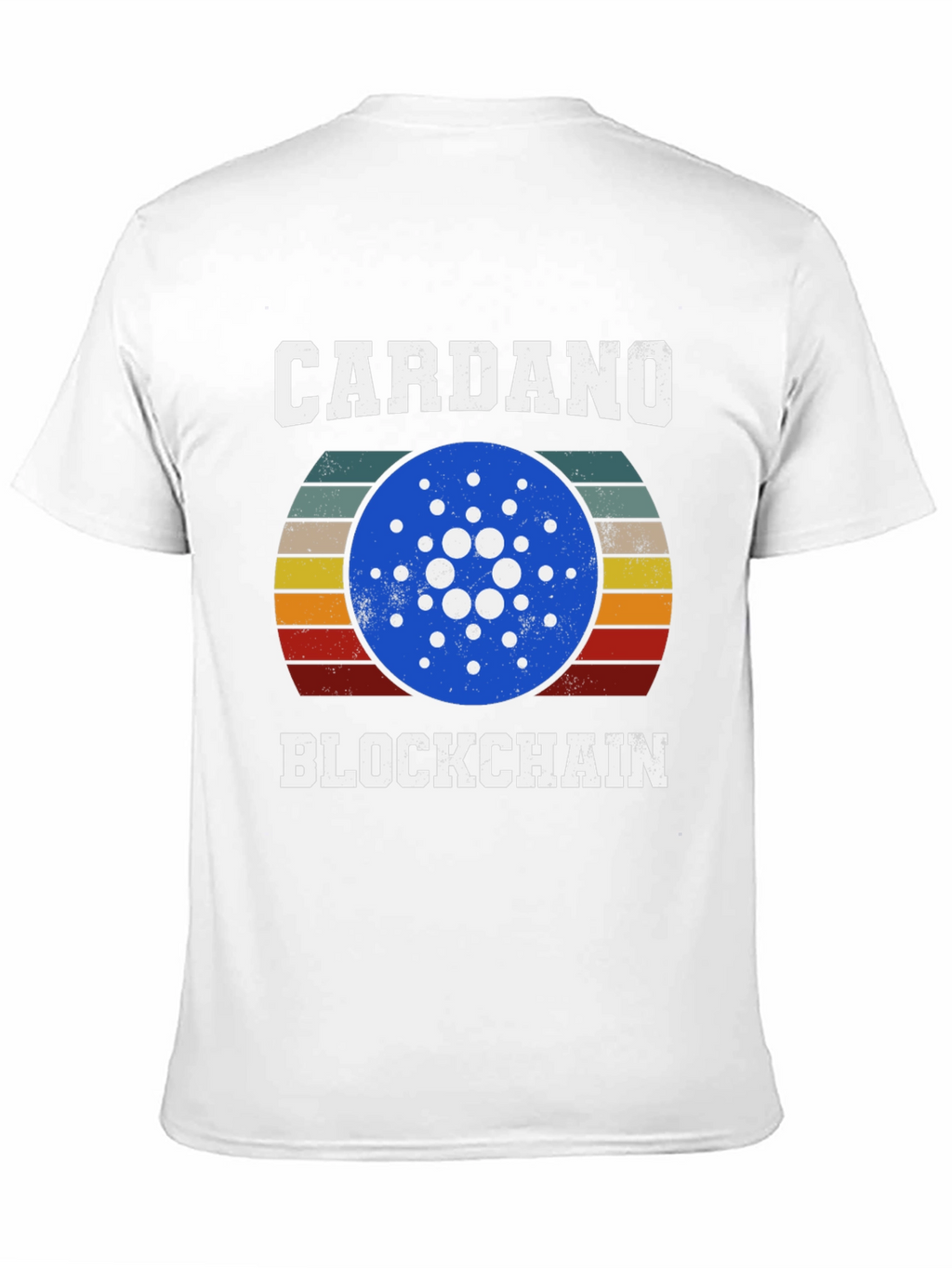Cardano Blockchain Crypto T-Shirt Retro Design