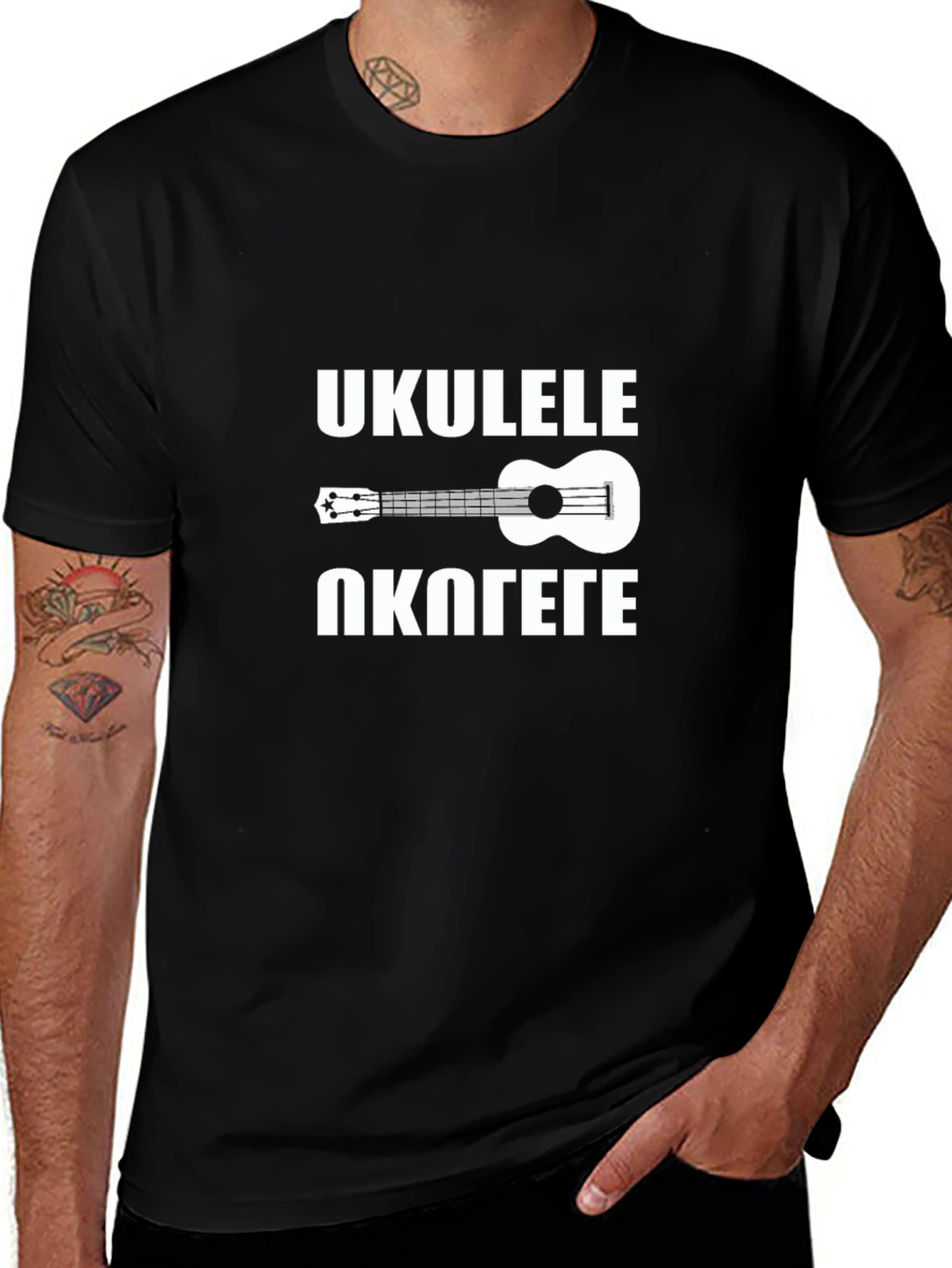 Ukulele Okotege Graphic T-Shirt
