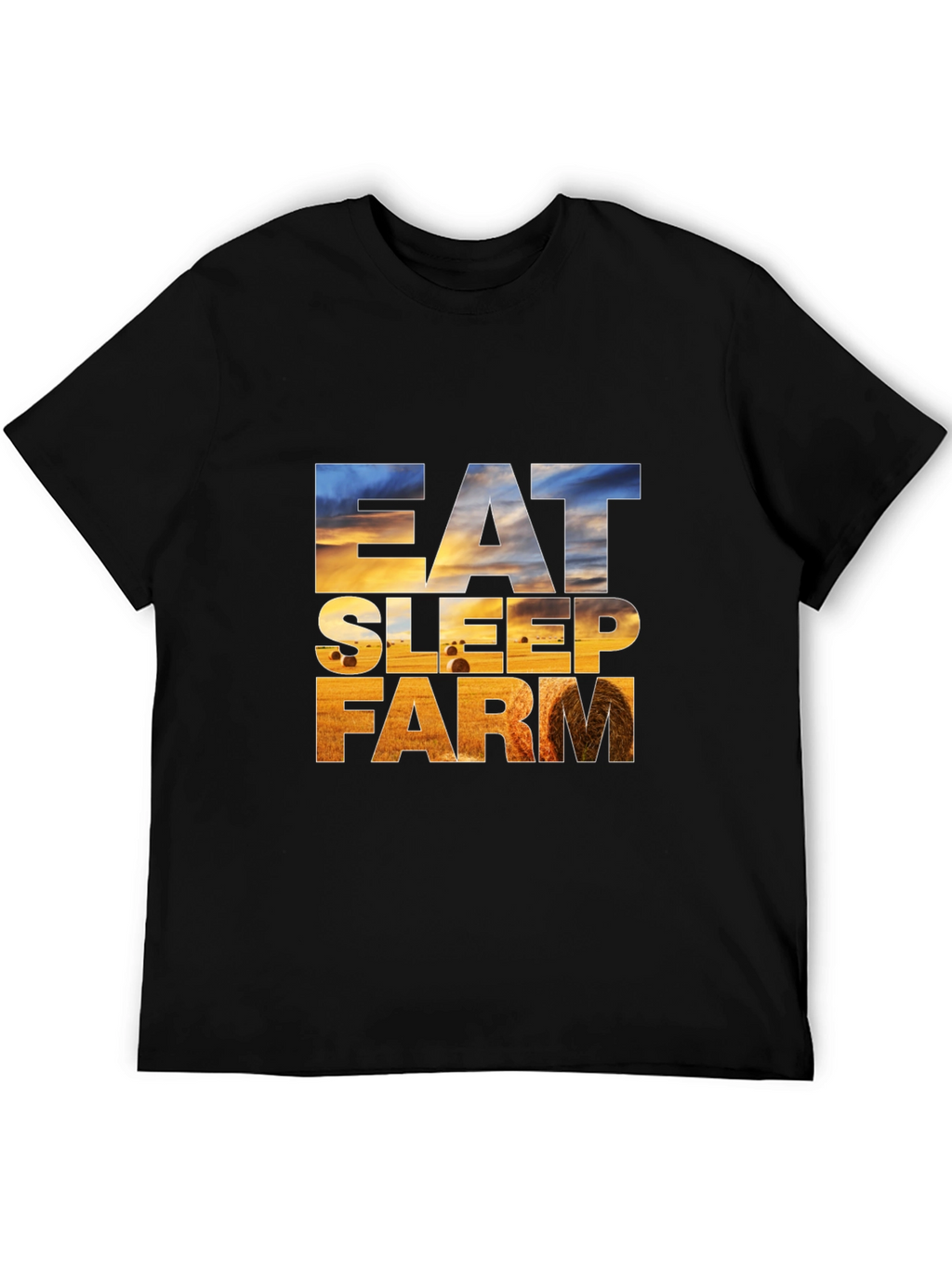 Eat Sleep Farm Graphic Tee - Farmer T-Shirt