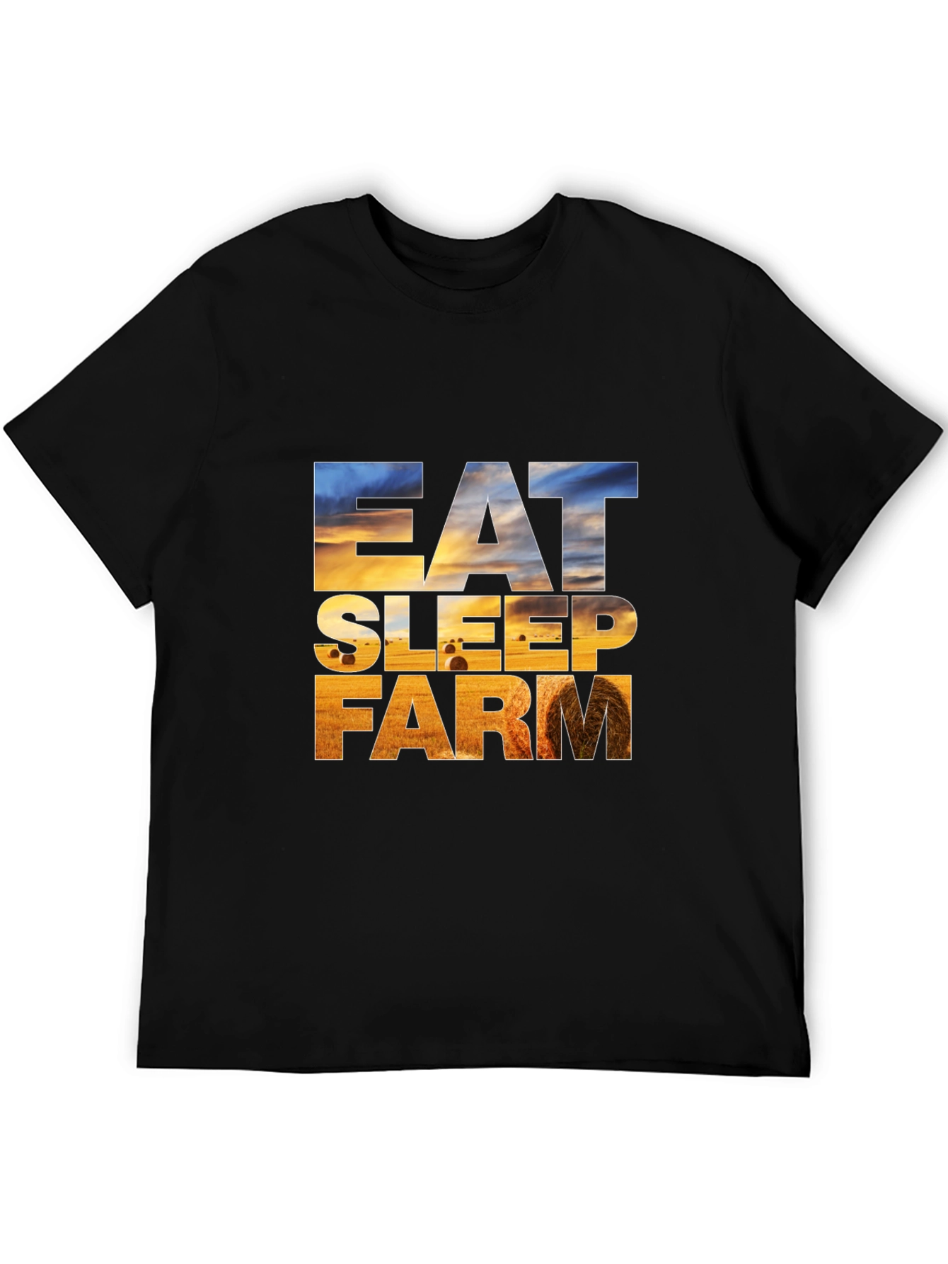 Eat Sleep Farm Graphic Tee - Farmer T-Shirt