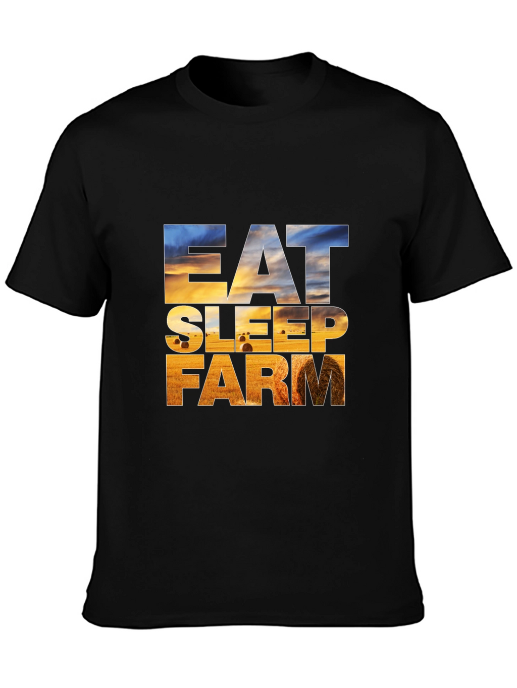Eat Sleep Farm Graphic Tee - Farmer T-Shirt