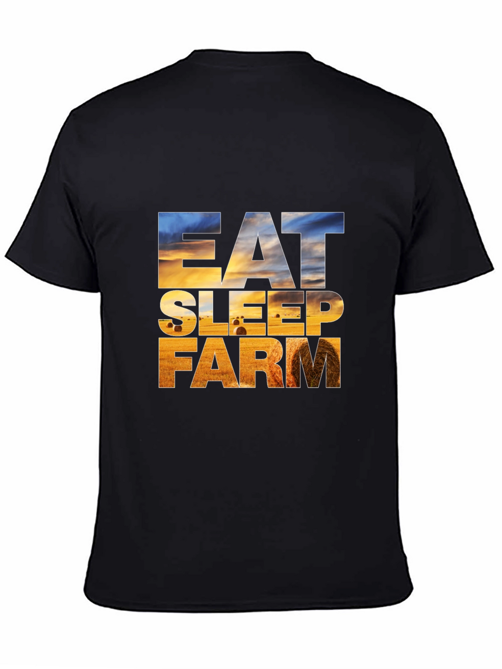 Eat Sleep Farm Graphic Tee - Farmer T-Shirt
