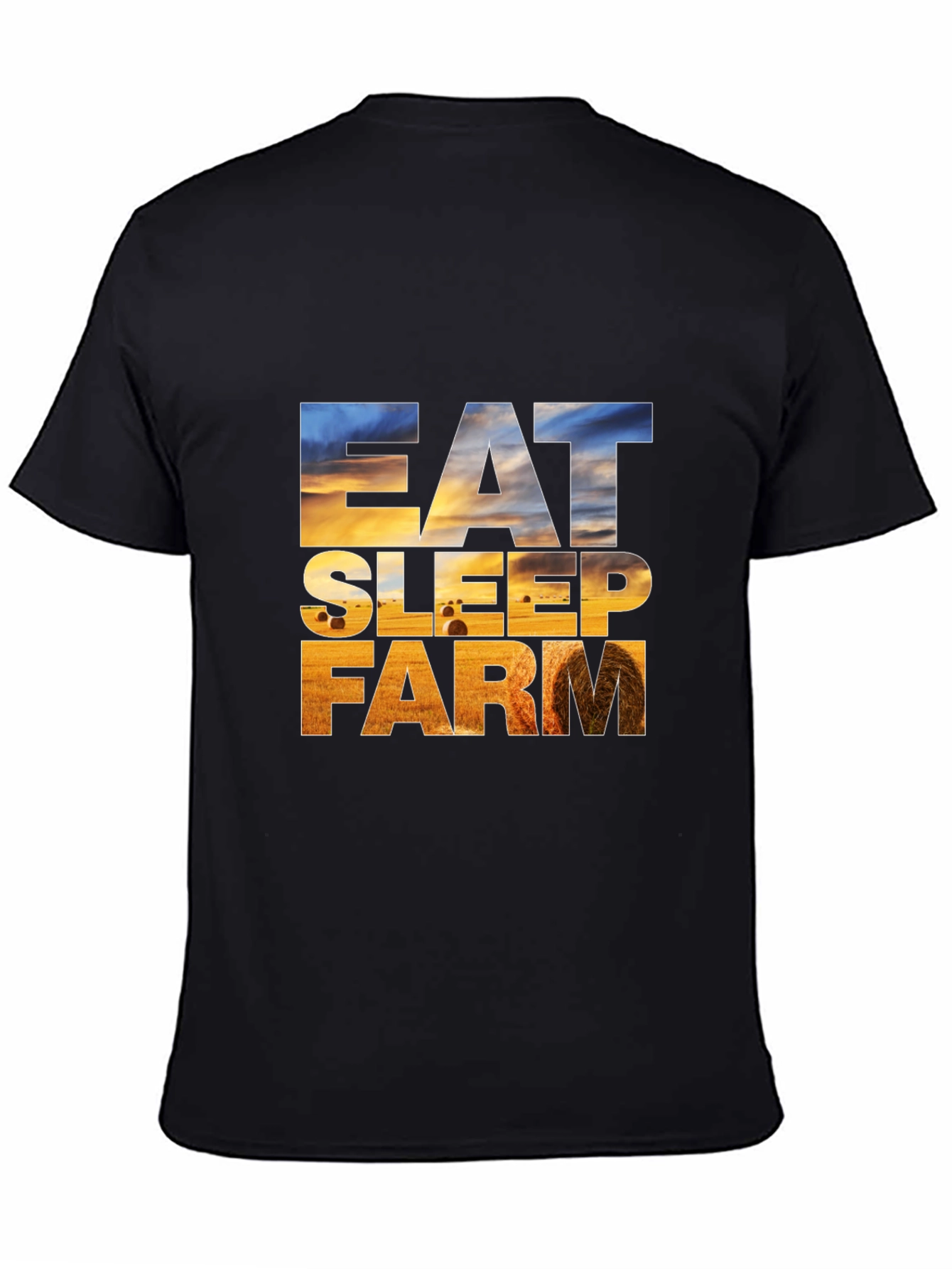 Eat Sleep Farm Graphic Tee - Farmer T-Shirt