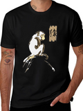 Monkey Kanji Graphic Tee - Unique Style