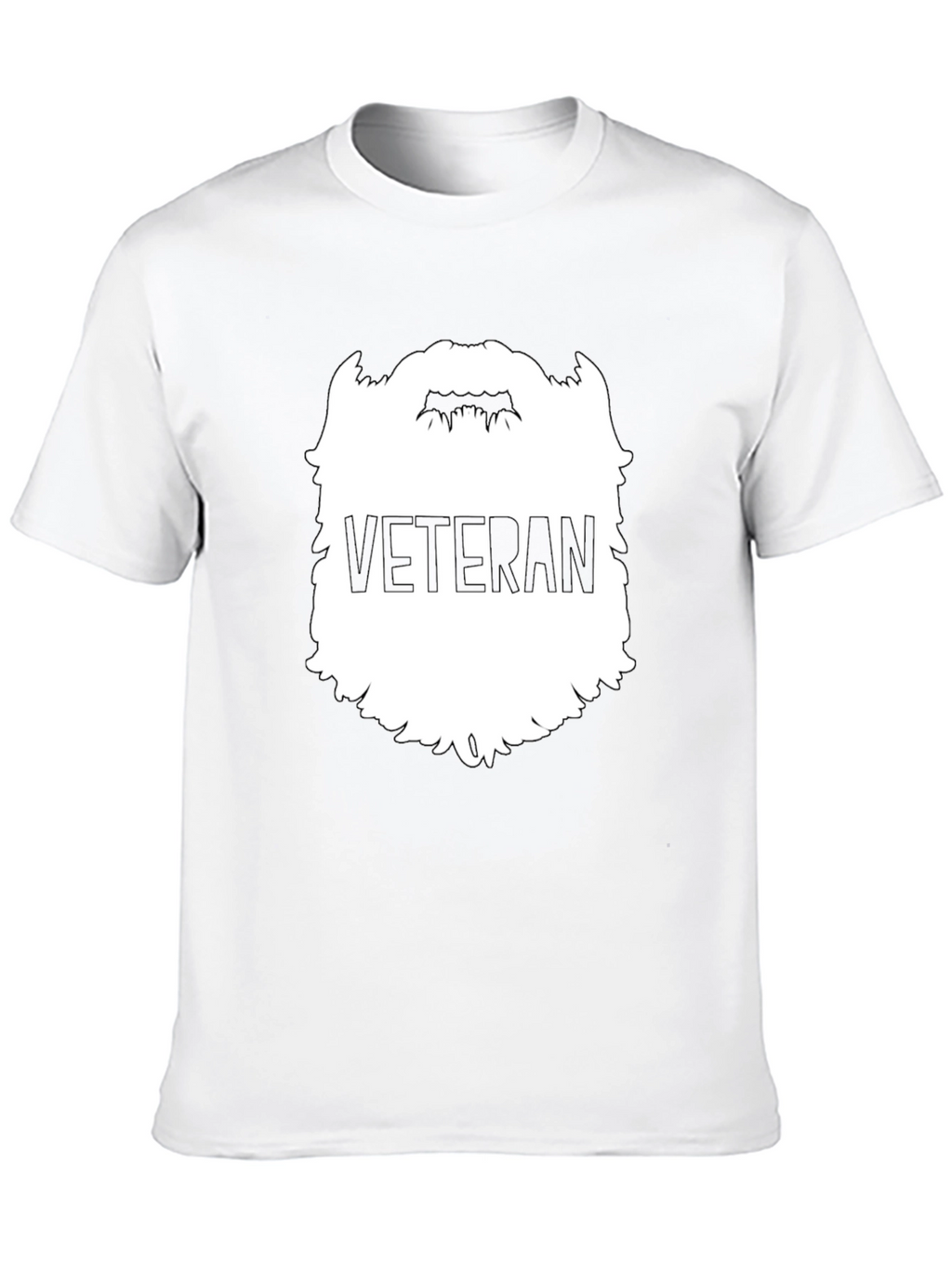 Veteran Beard Graphic T-Shirt - Military Pride Tee
