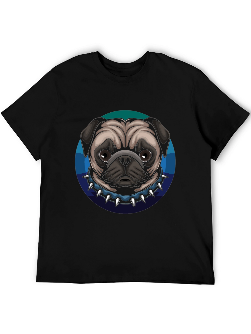 Cool Pug Dog Graphic T-Shirt