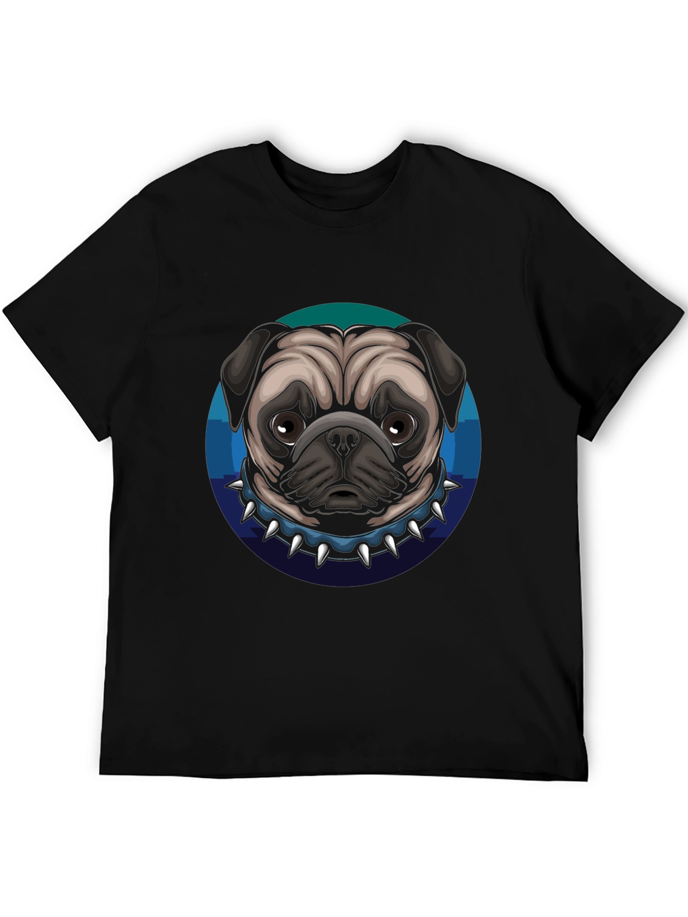 Cool Pug Dog Graphic T-Shirt