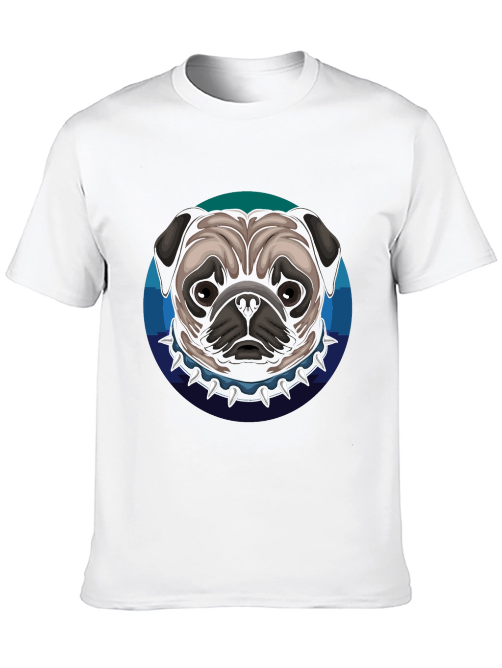Cool Pug Dog Graphic T-Shirt