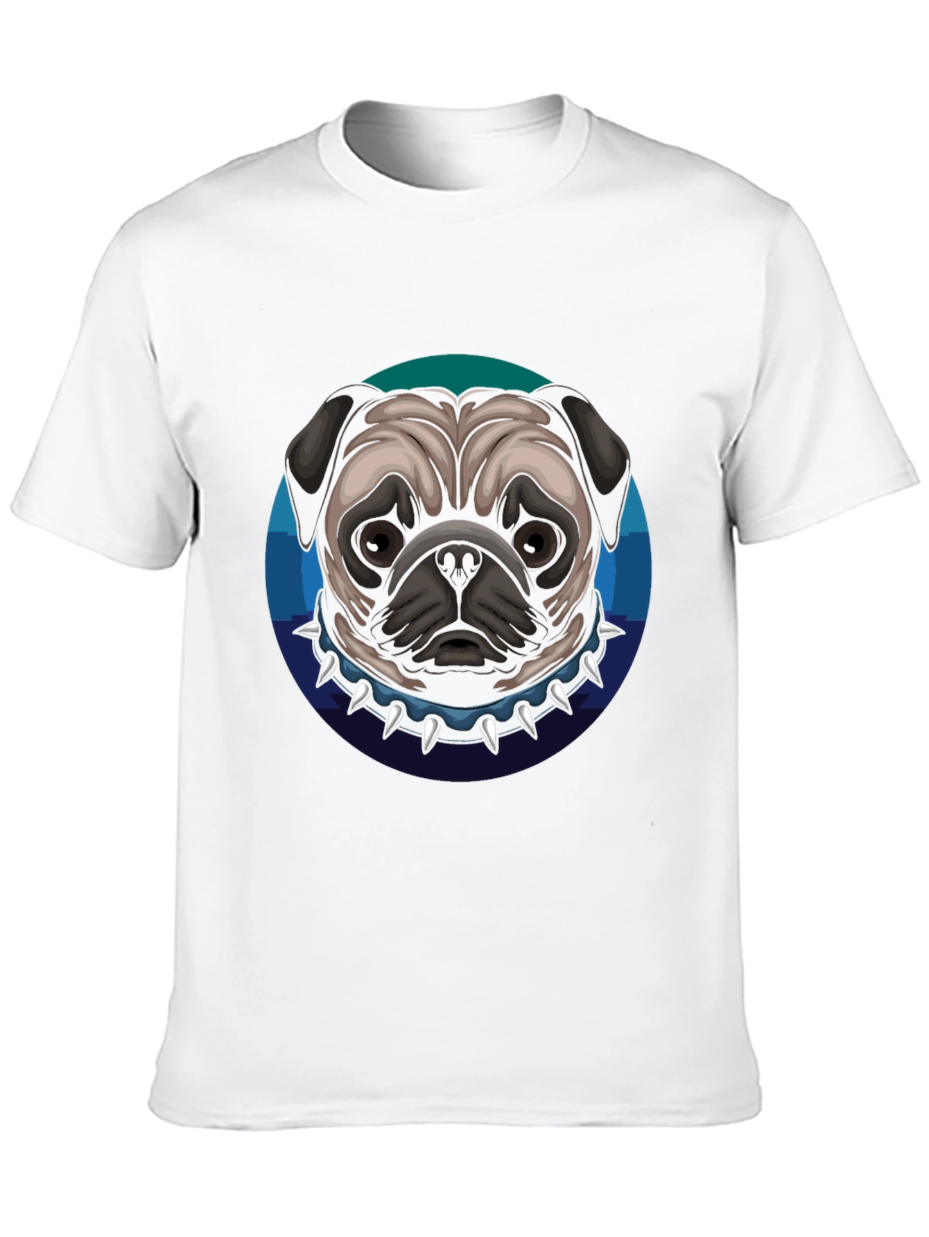 Cool Pug Dog Graphic T-Shirt