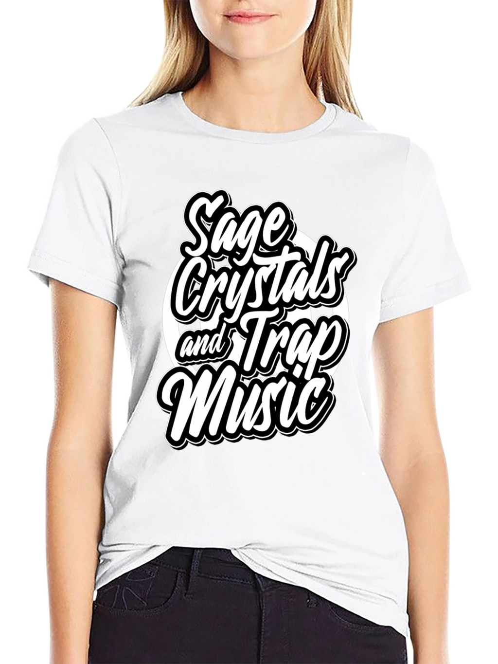 Sage Crystals & Trap Music T-Shirt